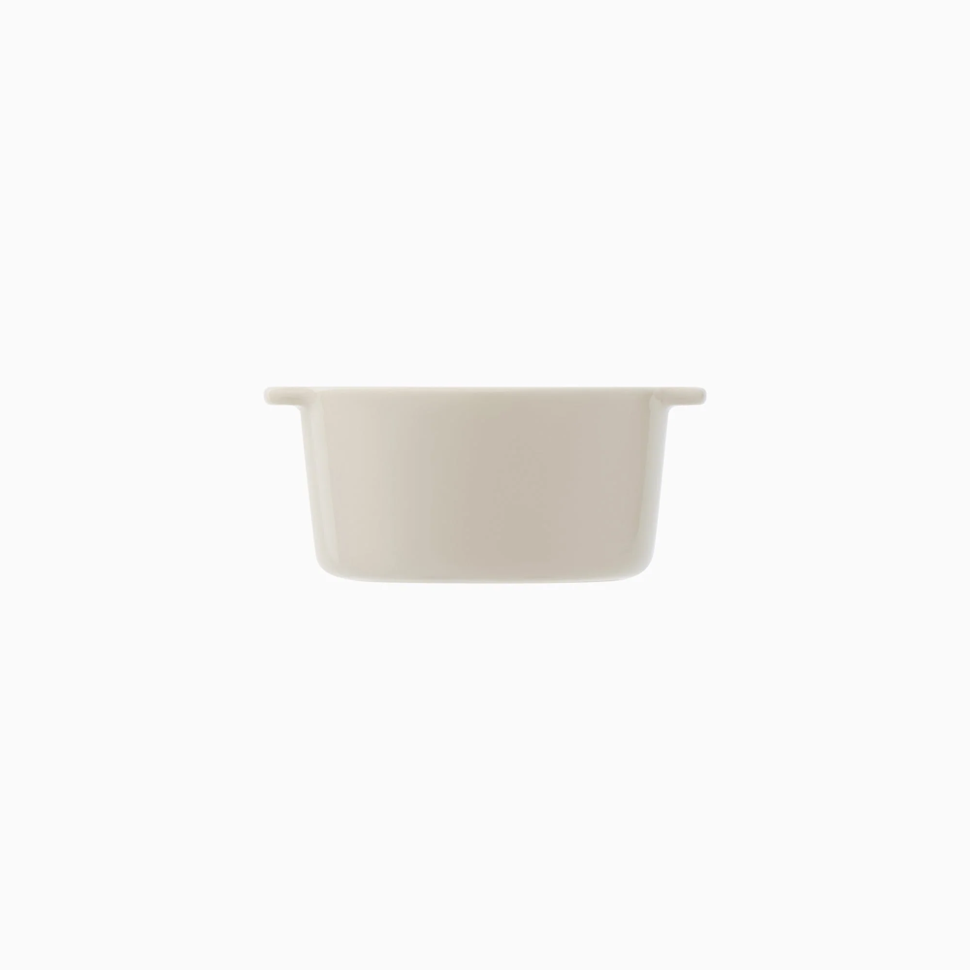Stoneware Mini Cocotte Bowl (Dia. 11.5 cm) - Grey Beige - Image 2