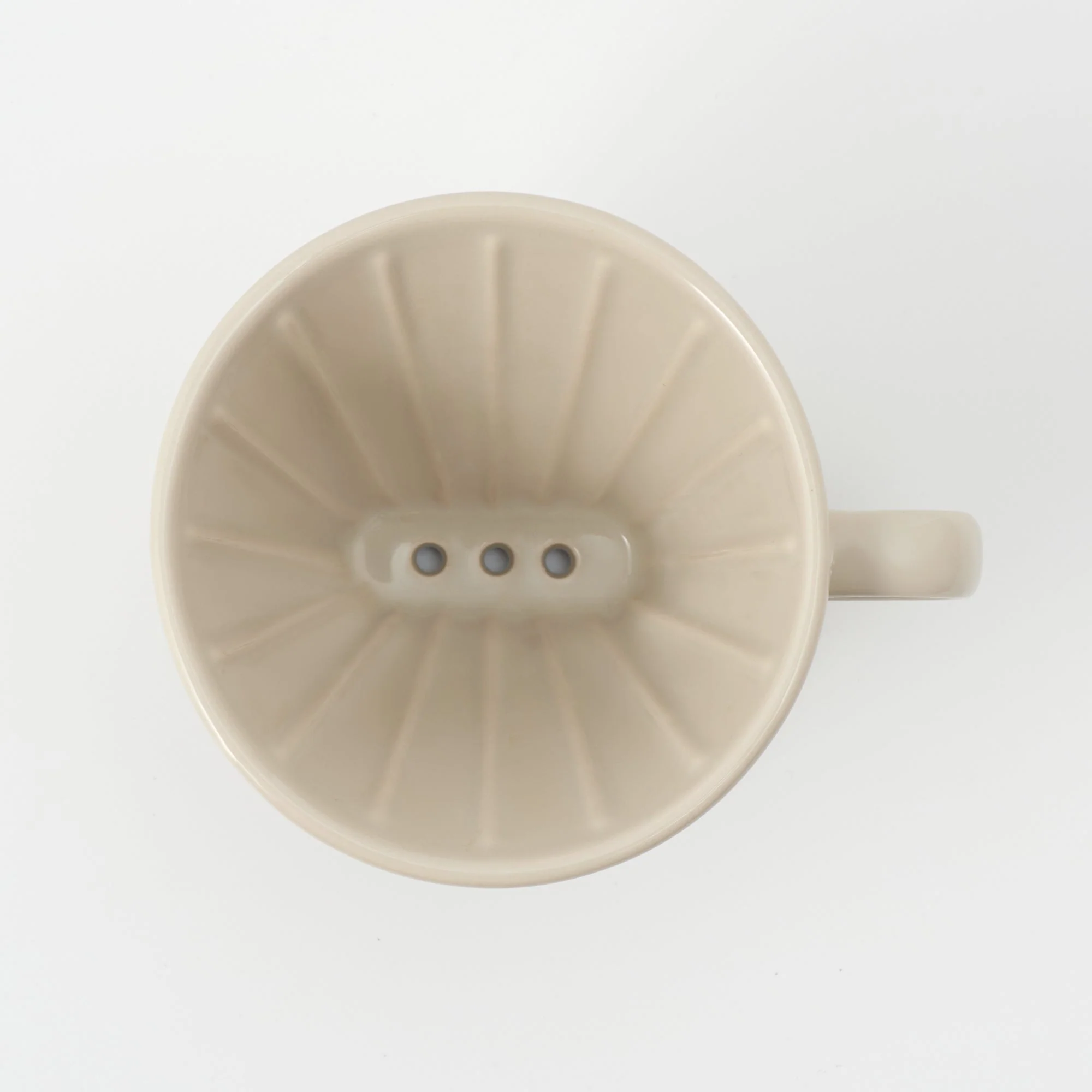 Stoneware Coffee Dripper - Grey Beige - Image 4