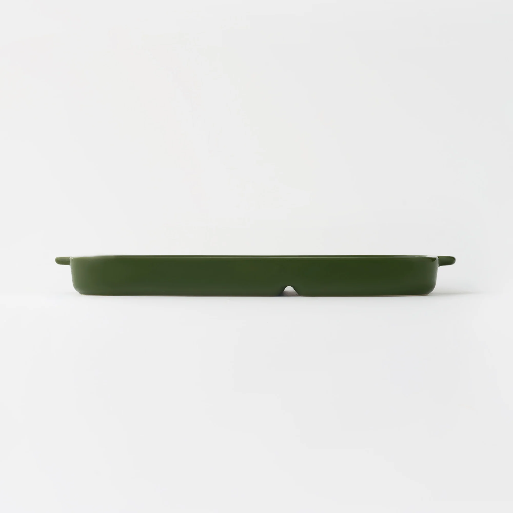 Stoneware Divided Plate - Green - Image 3