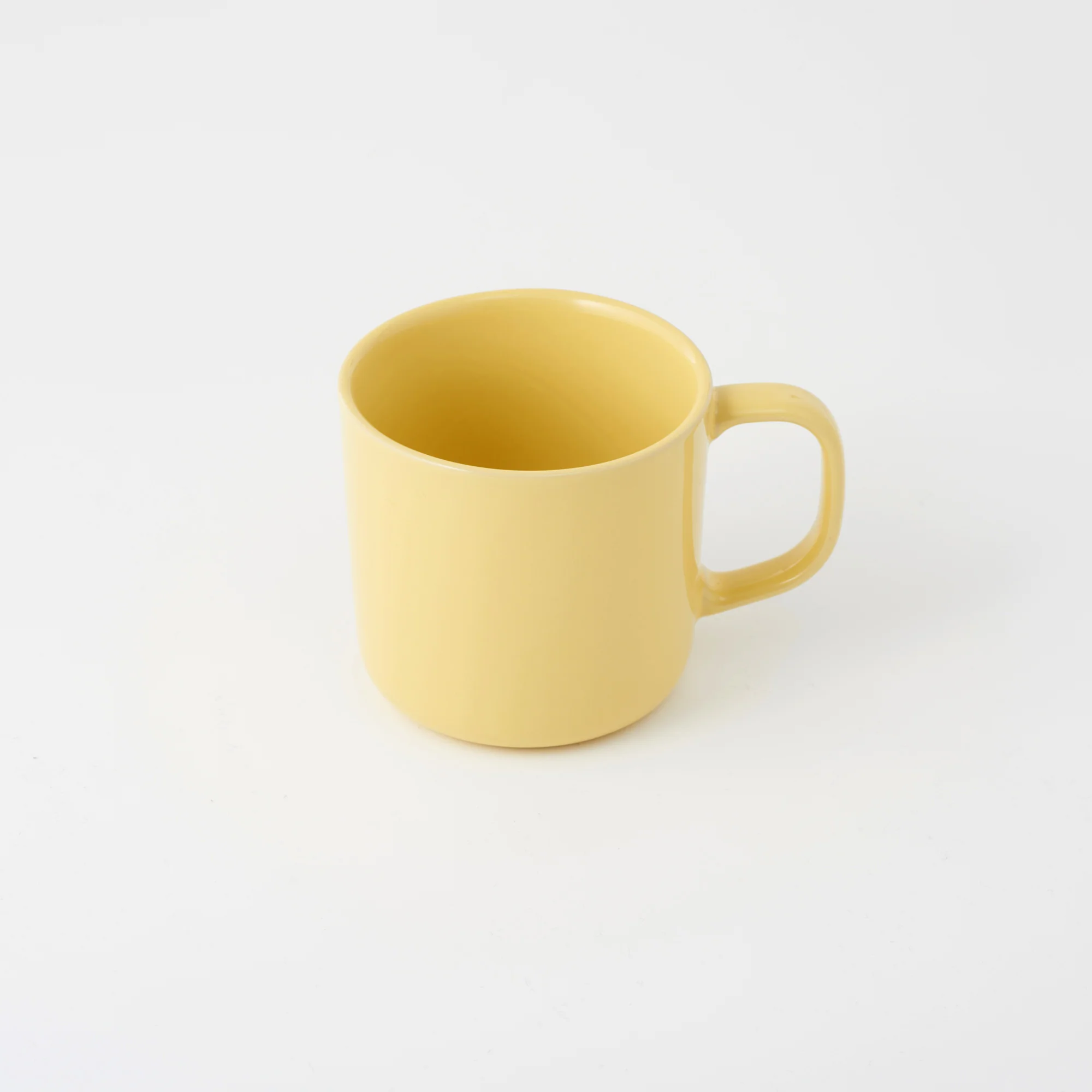 Stoneware Mug Cup (270 ml) - Light Yellow - Image 2