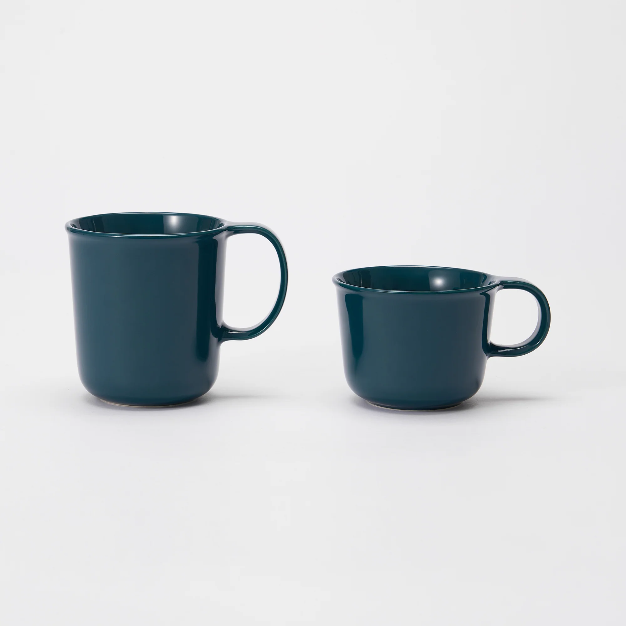Stoneware Mug Cup (330 ml) - Dark Green - Image 9