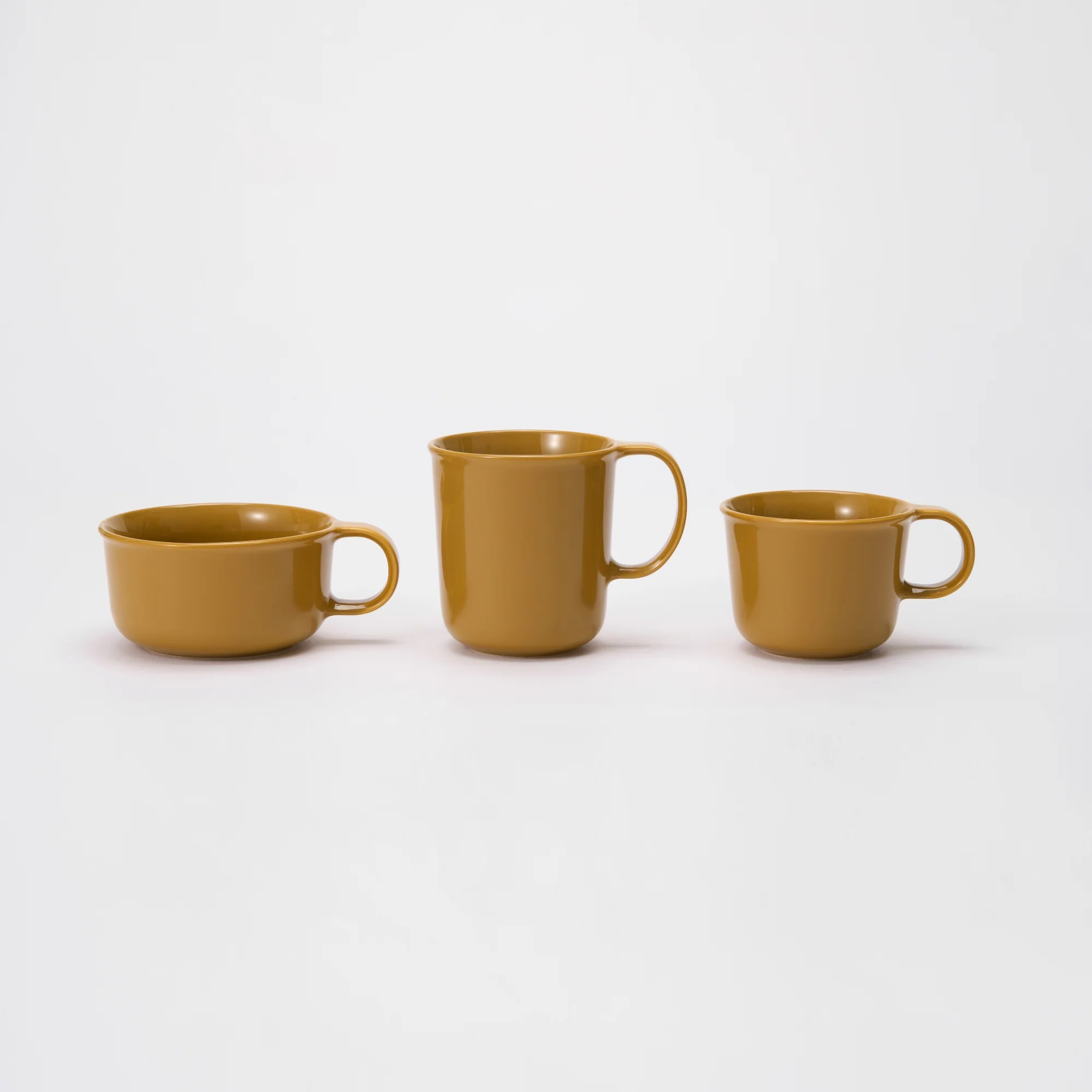 Stoneware Mug Cup (330 ml) - Mustard Yellow - Image 10