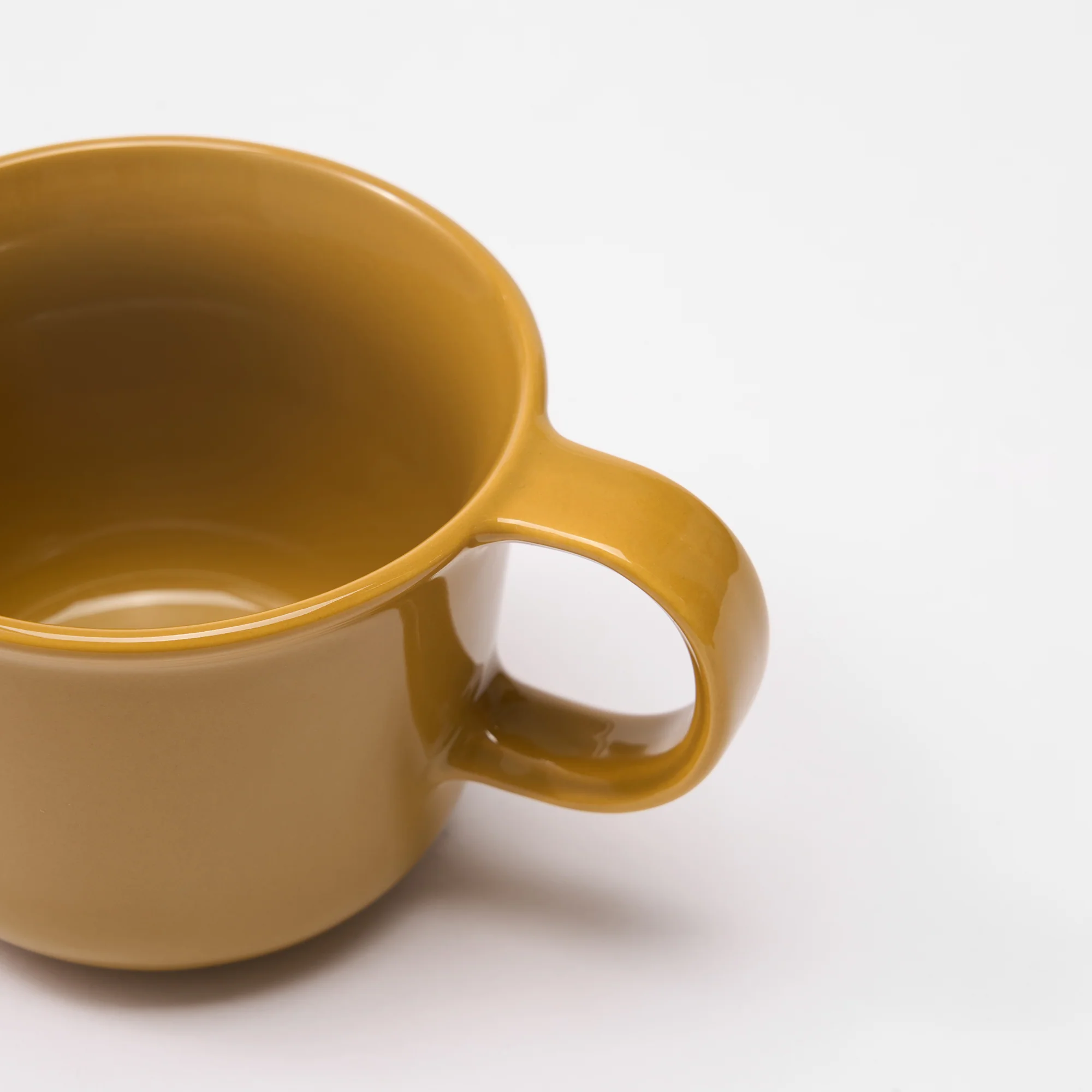 Stoneware Mug Cup (330 ml) - Mustard Yellow - Image 5