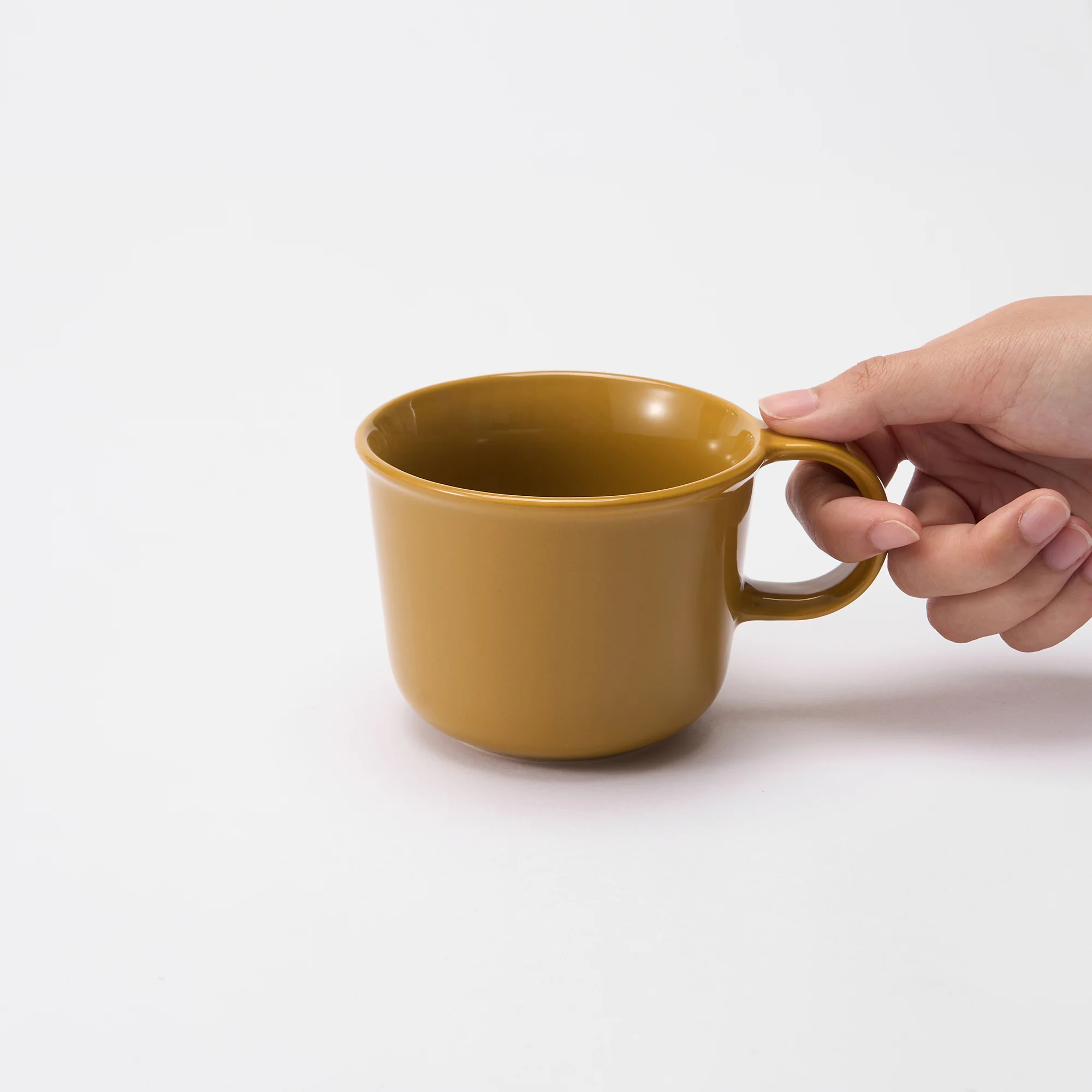 Stoneware Mug Cup (330 ml) - Mustard Yellow - Image 6