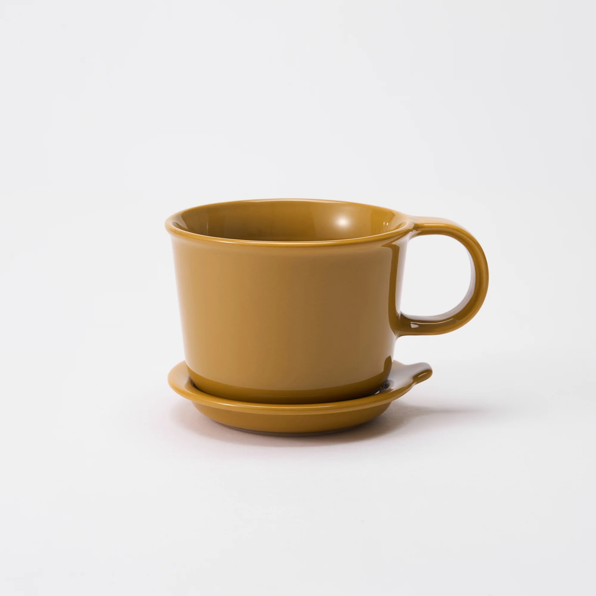 Stoneware Mug Cup (330 ml) - Mustard Yellow - Image 8
