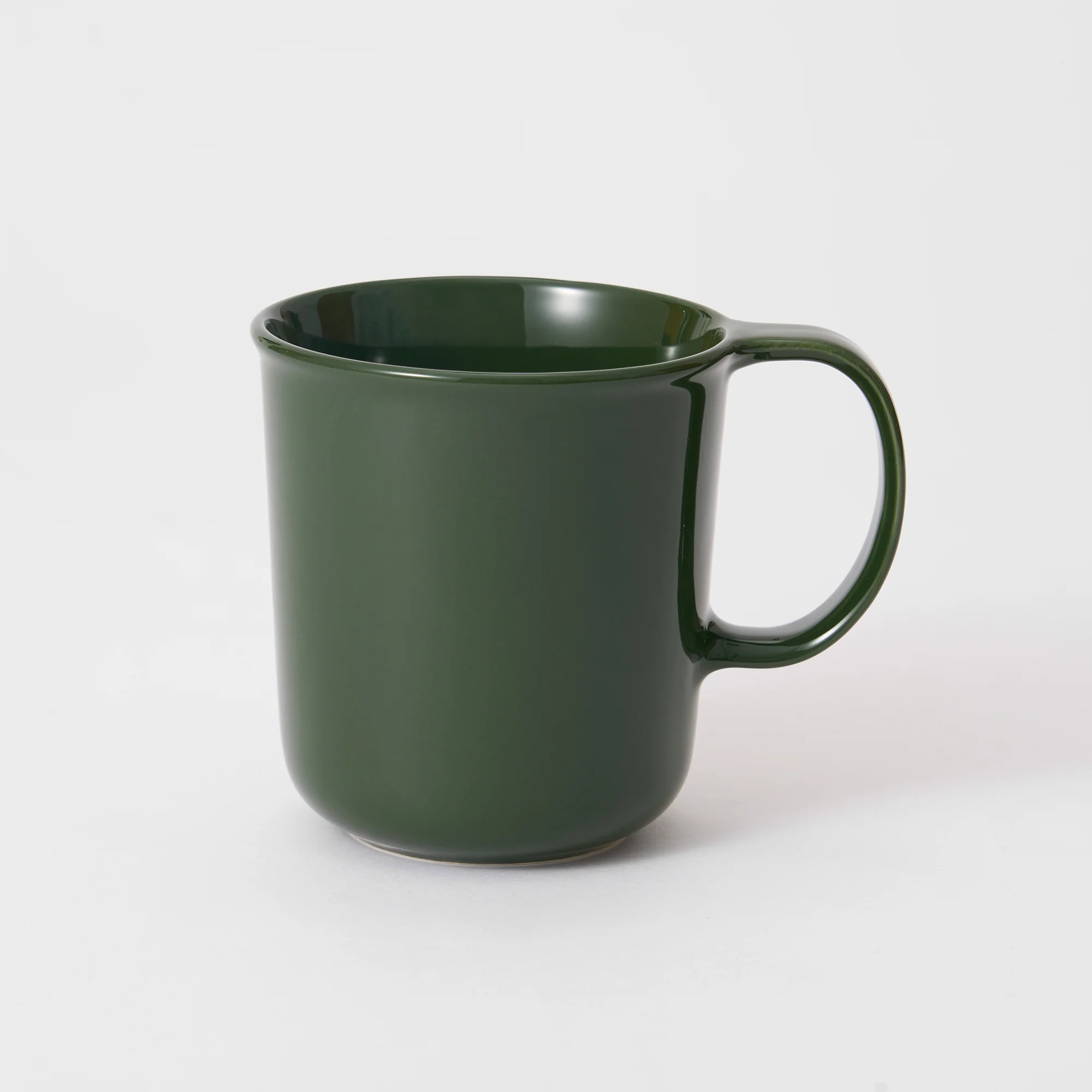 Stoneware Mug Cup (490 ml) - Dark Green - Image 2