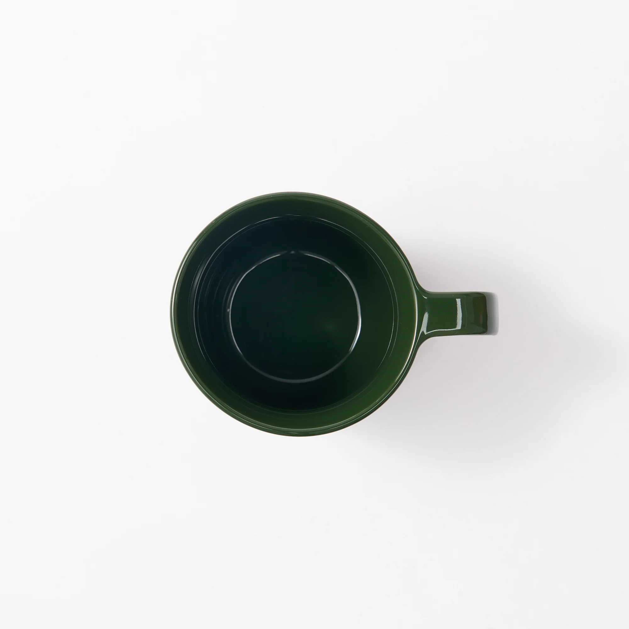 Stoneware Mug Cup (490 ml) - Dark Green - Image 3