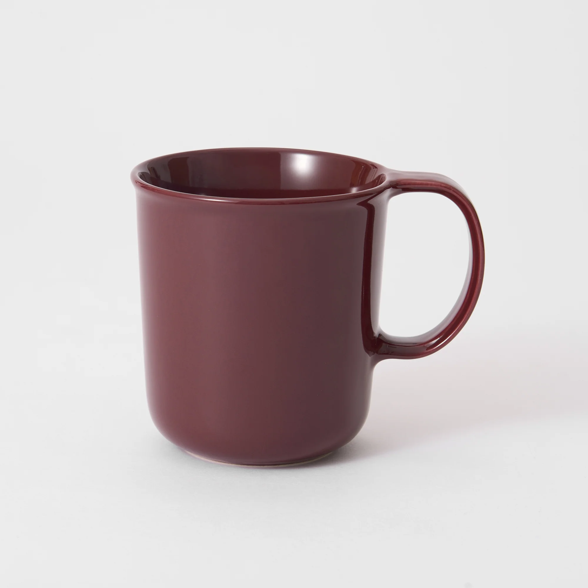 Stoneware Mug Cup (490 ml) - Dark Red - Image 2