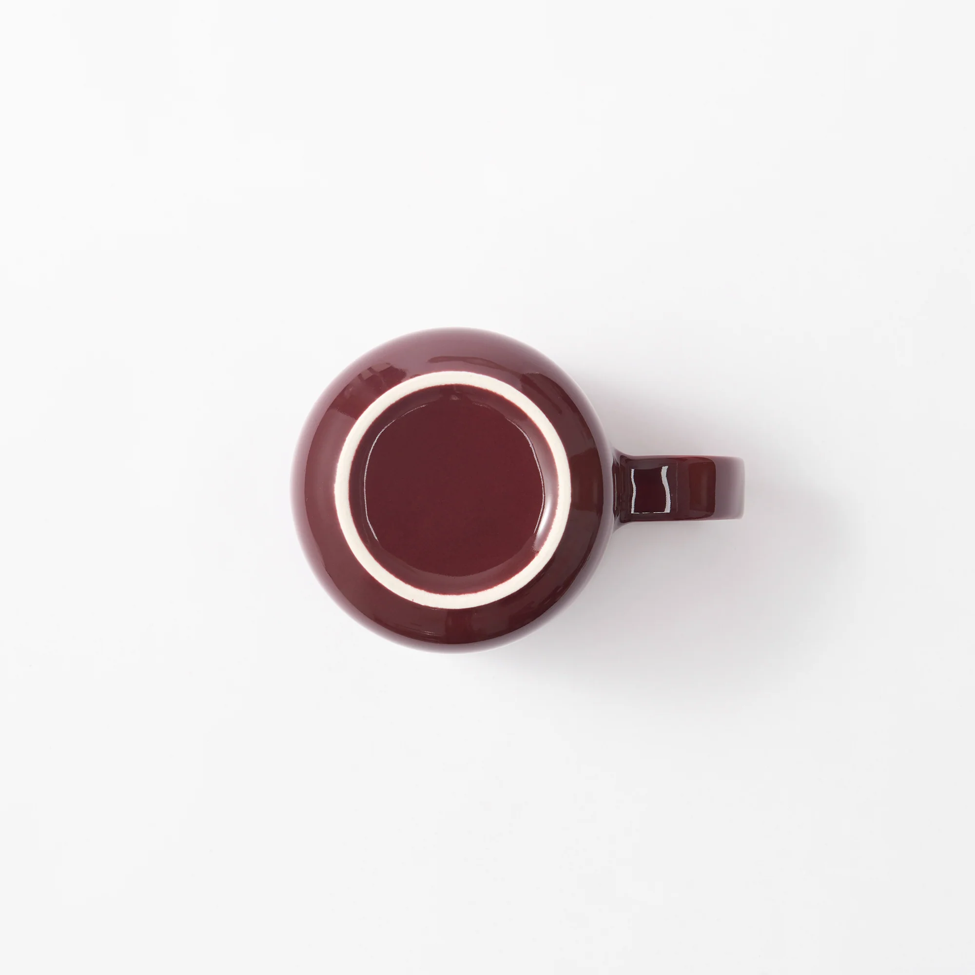 Stoneware Mug Cup (490 ml) - Dark Red - Image 4