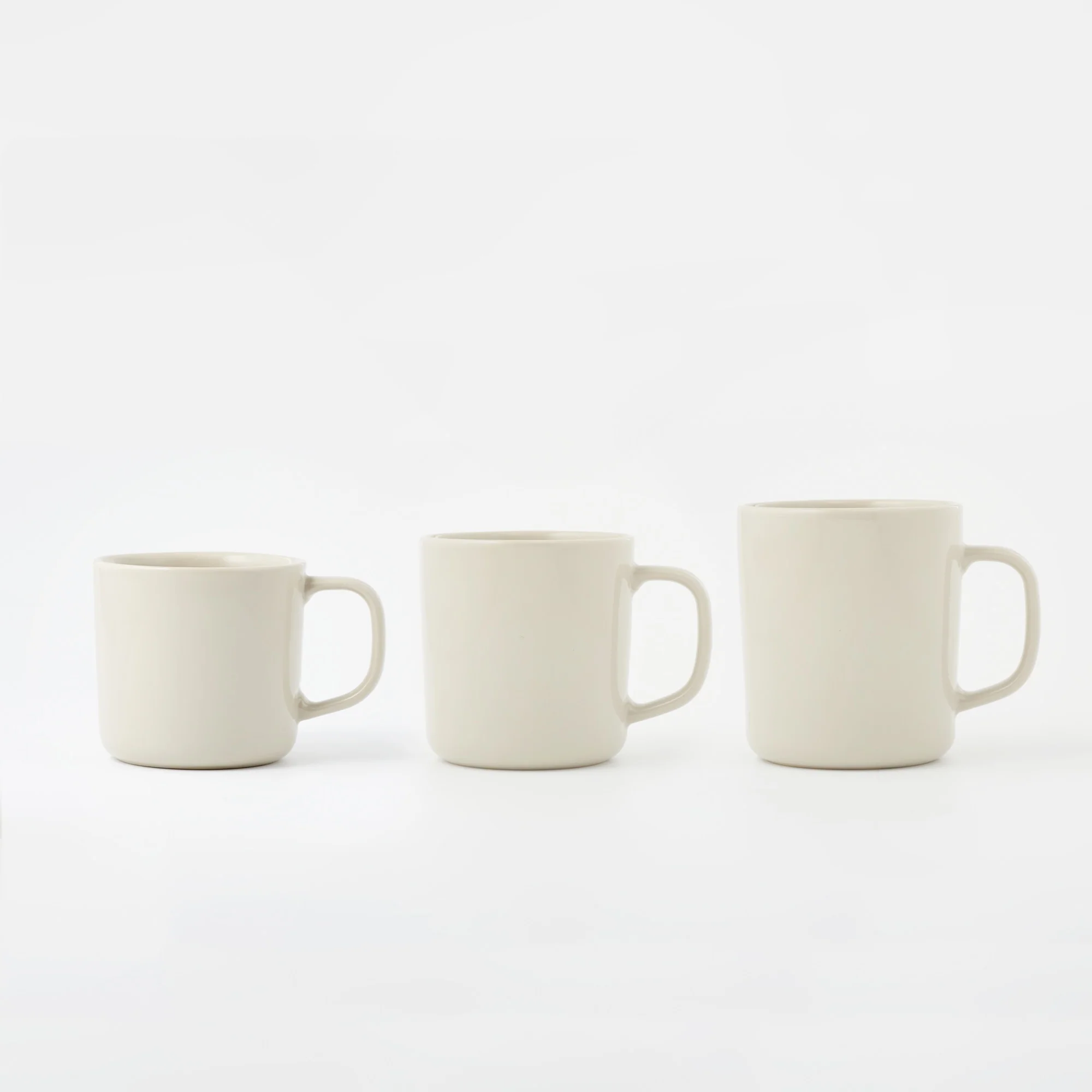 Stoneware Mug Cup (500 ml) - Grey Beige - Image 4