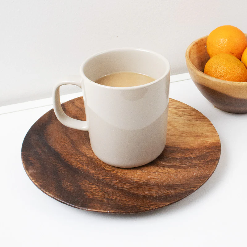 Stoneware Mug Cup (500 ml) - Grey Beige - Image 7