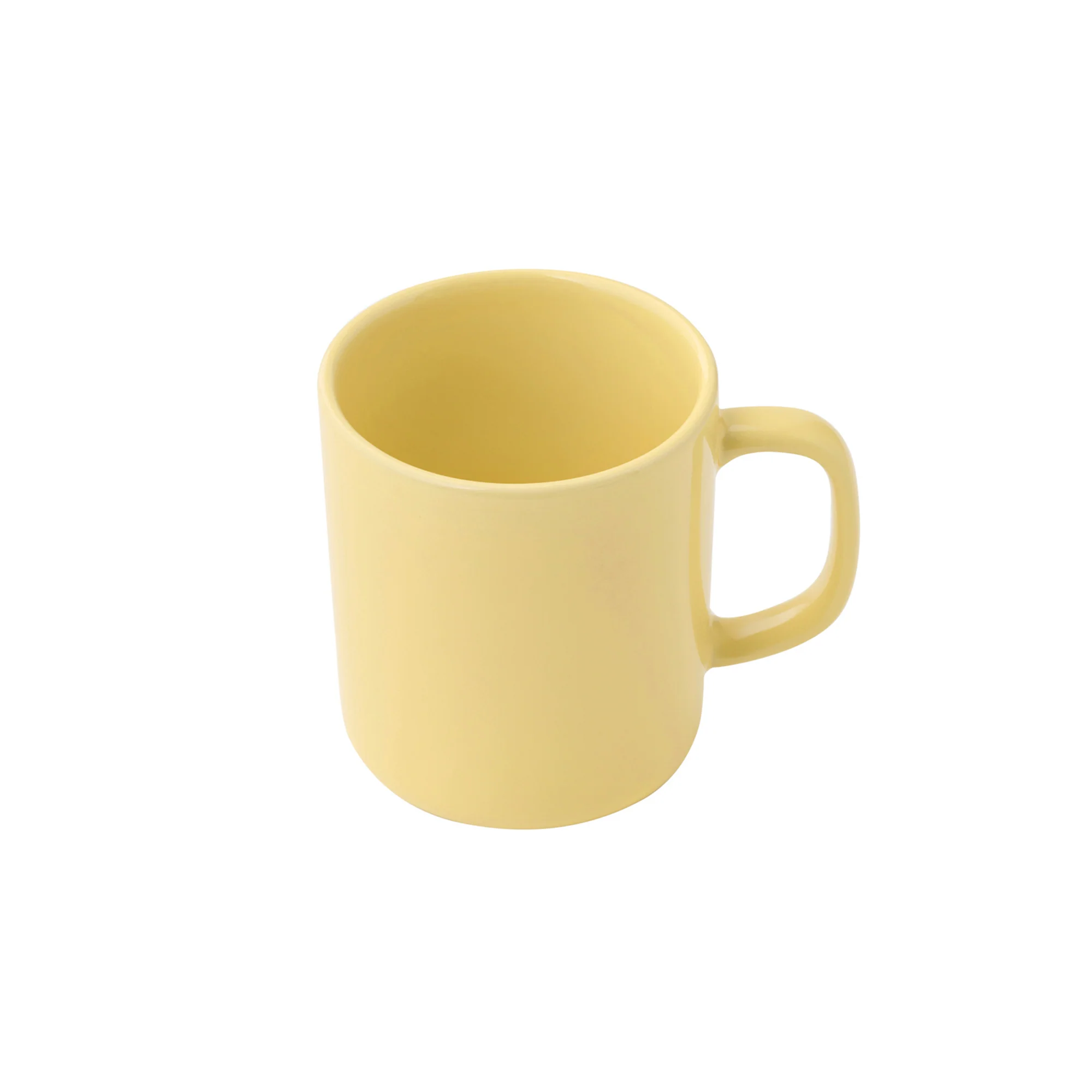 Stoneware Mug Cup (500 ml) - Light Yellow