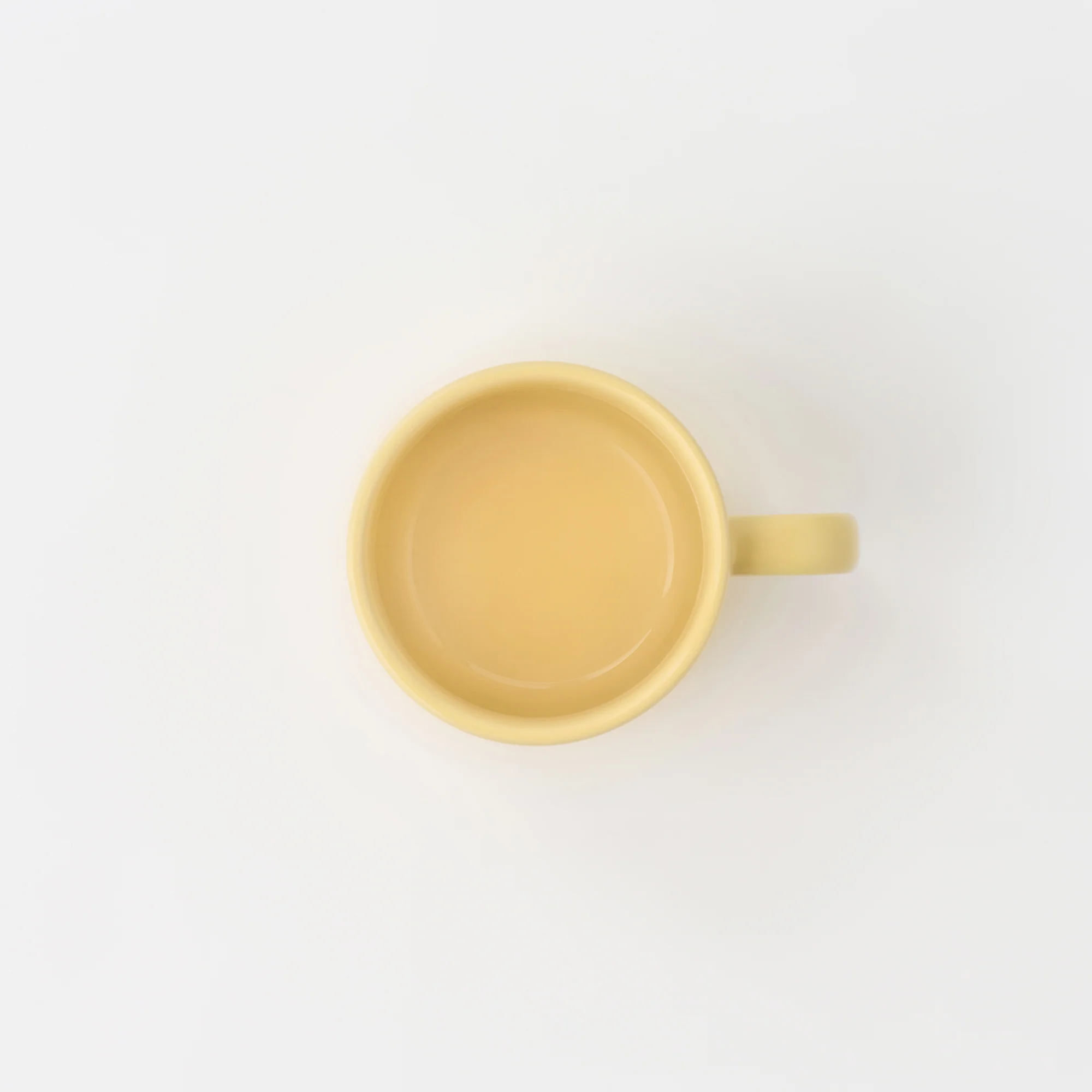 Stoneware Mug Cup (500 ml) - Light Yellow - Image 2