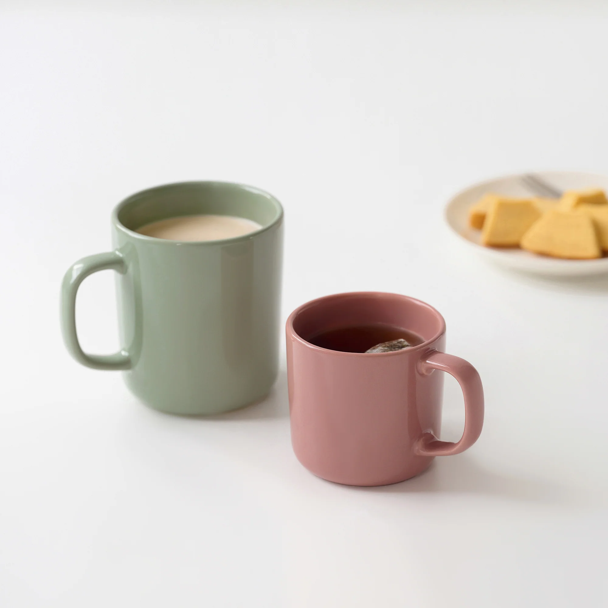 Stoneware Mug Cup (500 ml) - Mint Green - Image 6