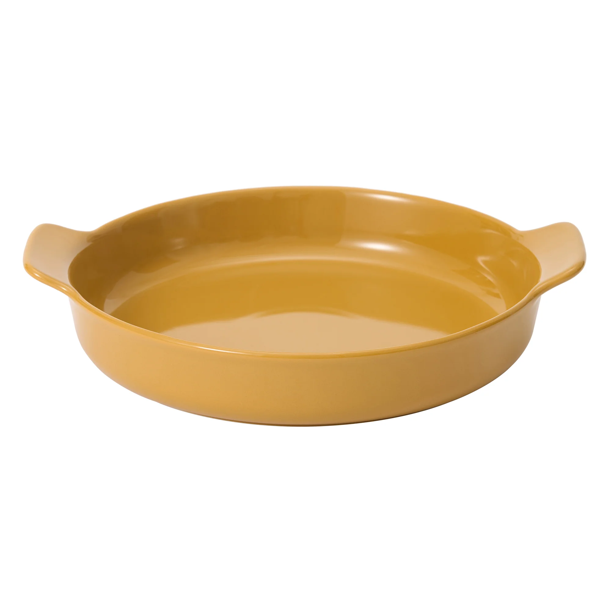 Stoneware Plate (Dia. 21.2 cm) - Mustard Yellow
