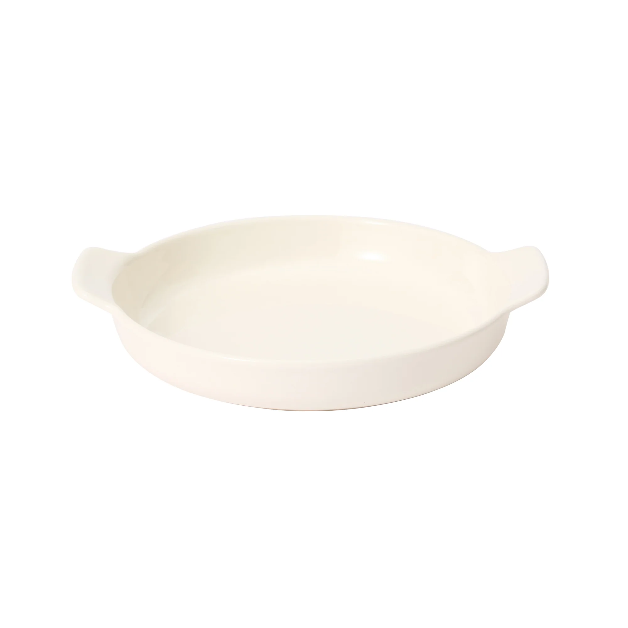 Stoneware Plate (Dia. 17 cm) - Off White