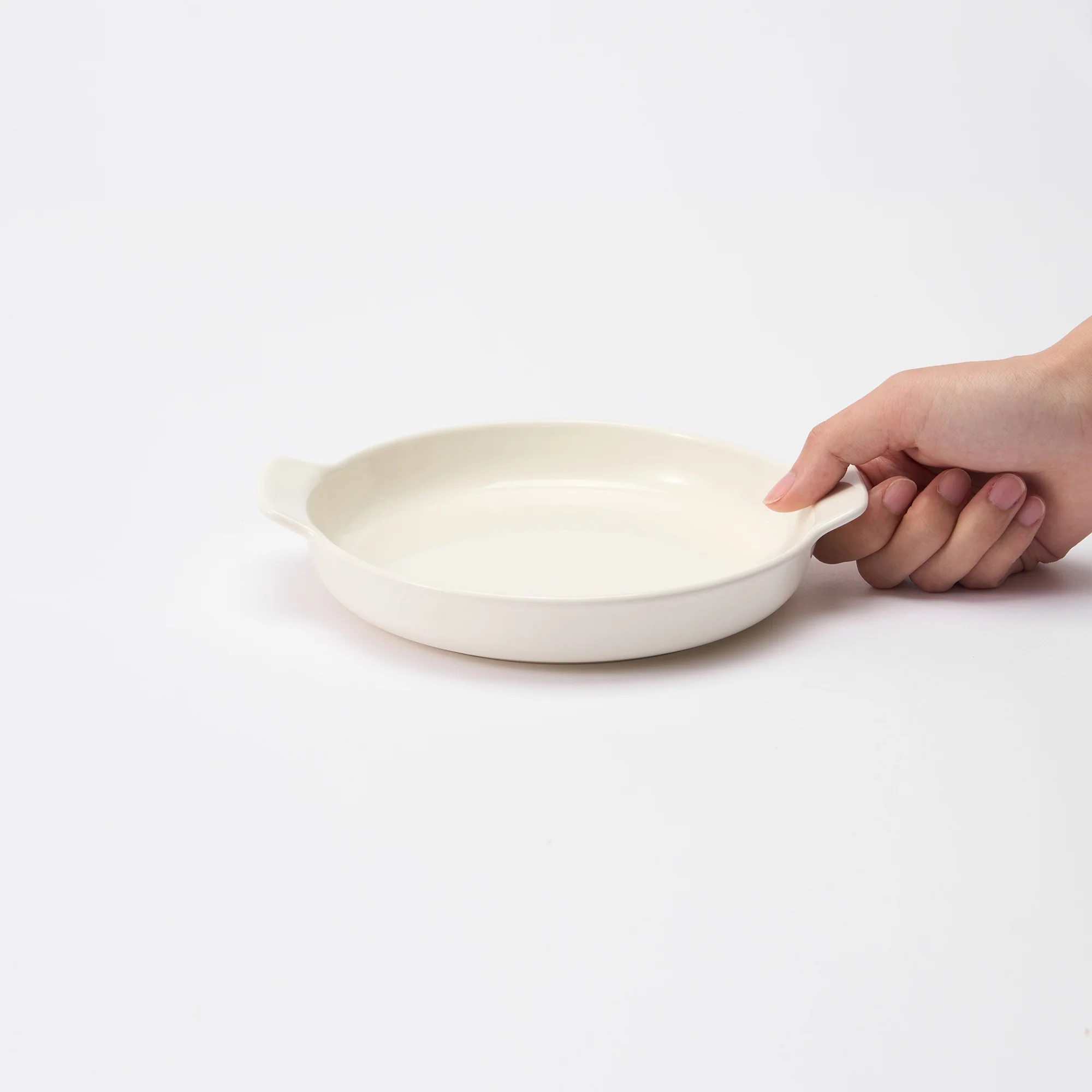 Stoneware Plate (Dia. 17 cm) - Off White - Image 2