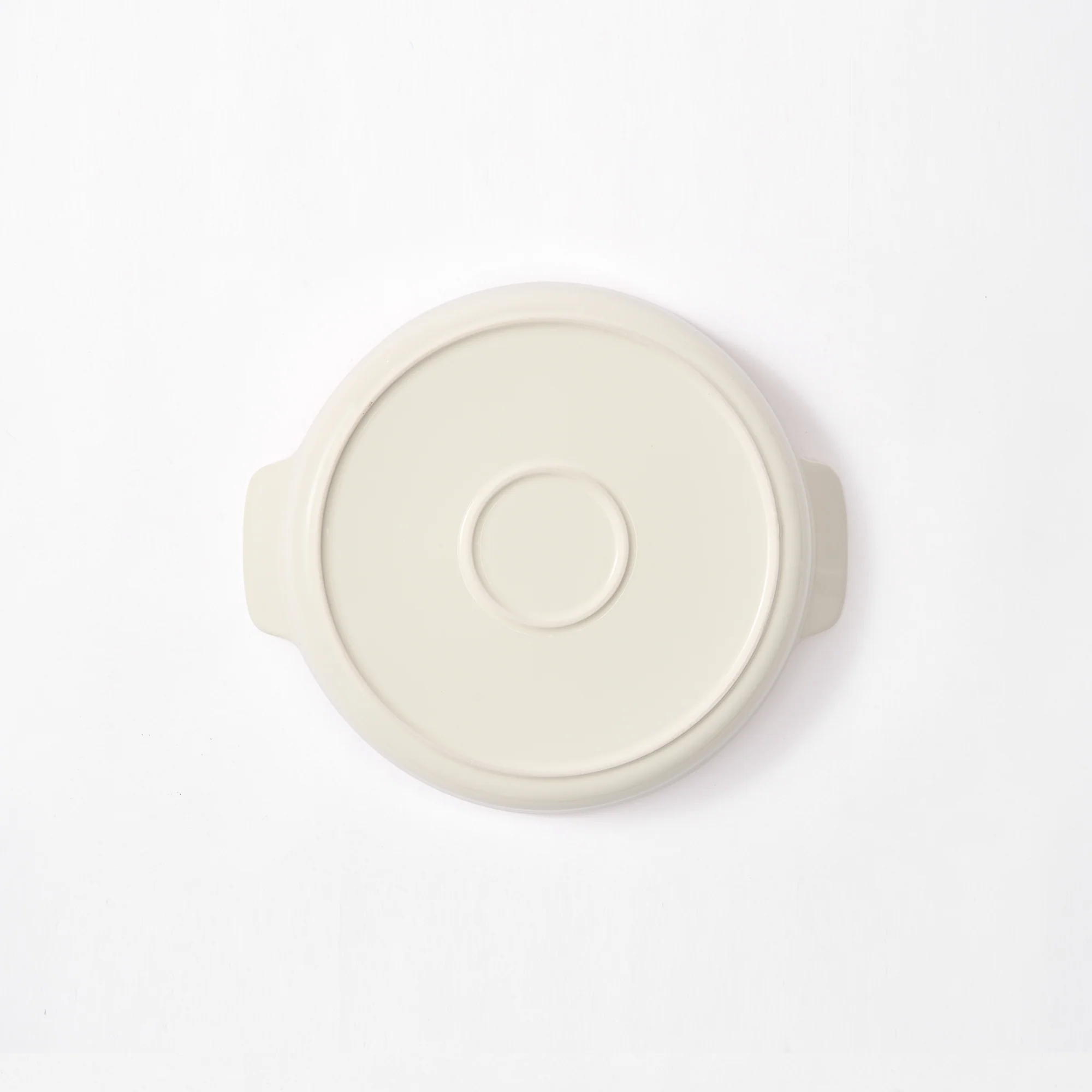 Stoneware Plate (Dia. 17 cm) - Off White - Image 5