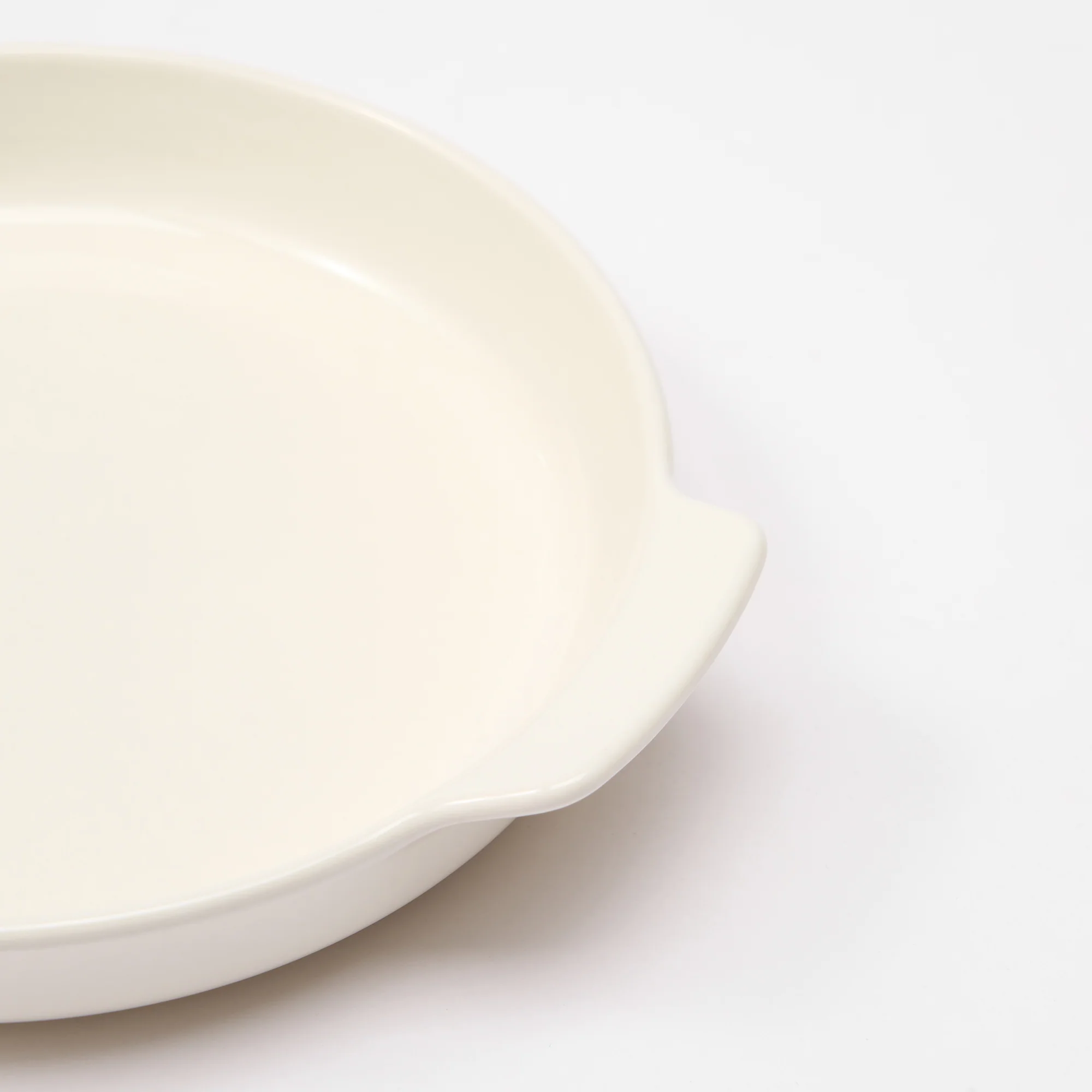 Stoneware Plate (Dia. 17 cm) - Off White - Image 6