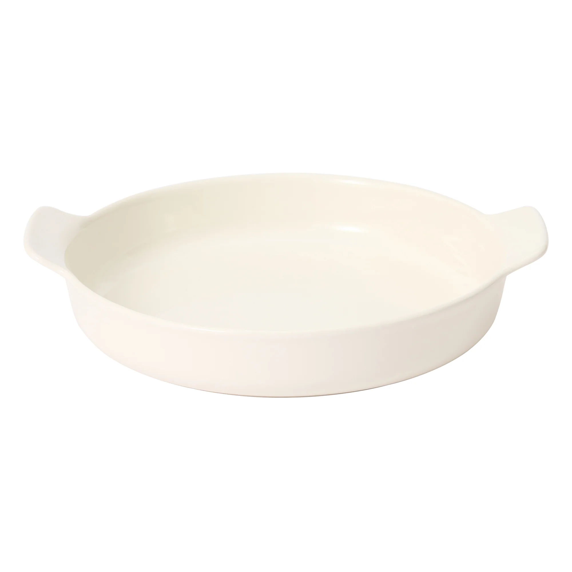 Stoneware Plate (Dia. 21.2 cm) - Off White