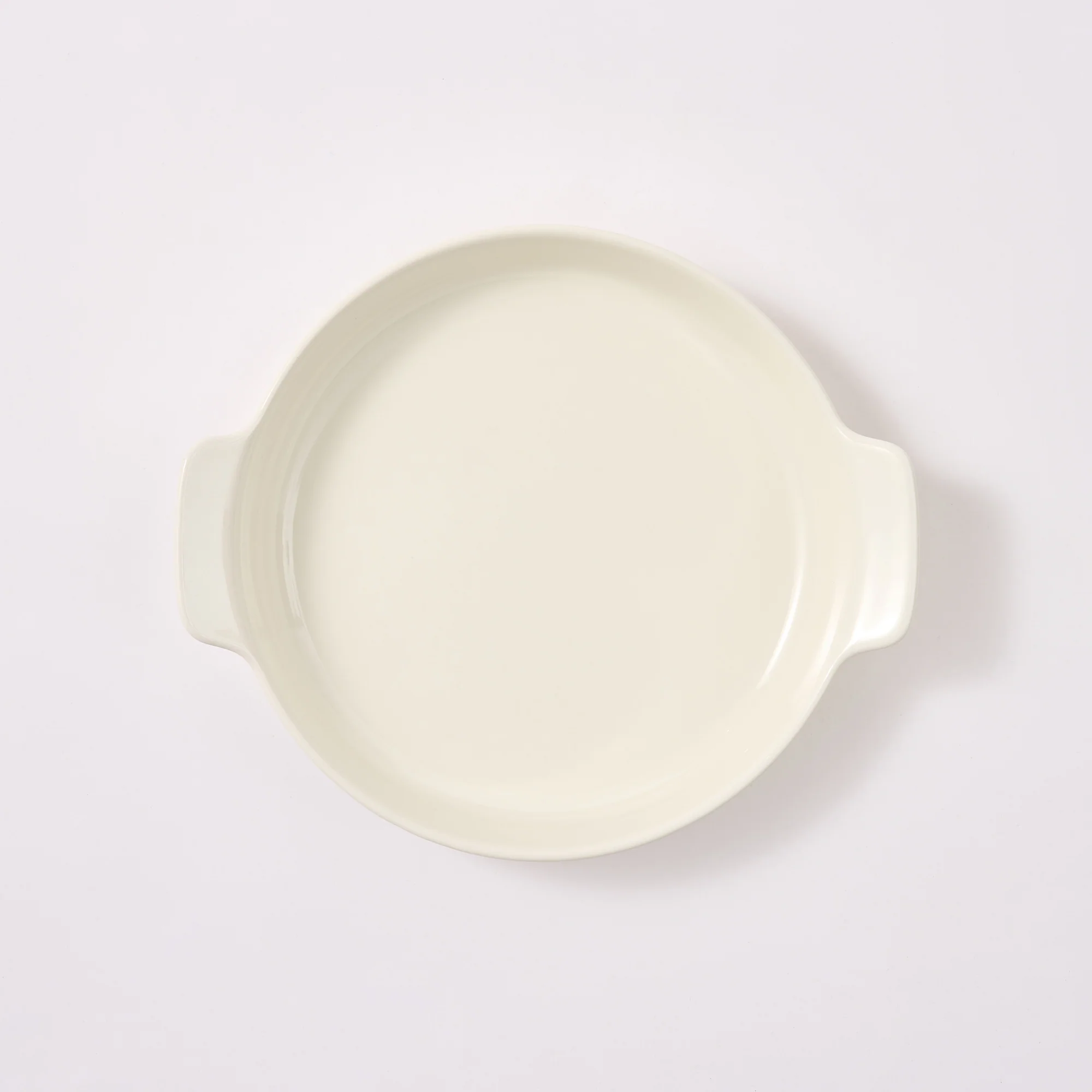 Stoneware Plate (Dia. 21.2 cm) - Off White - Image 4
