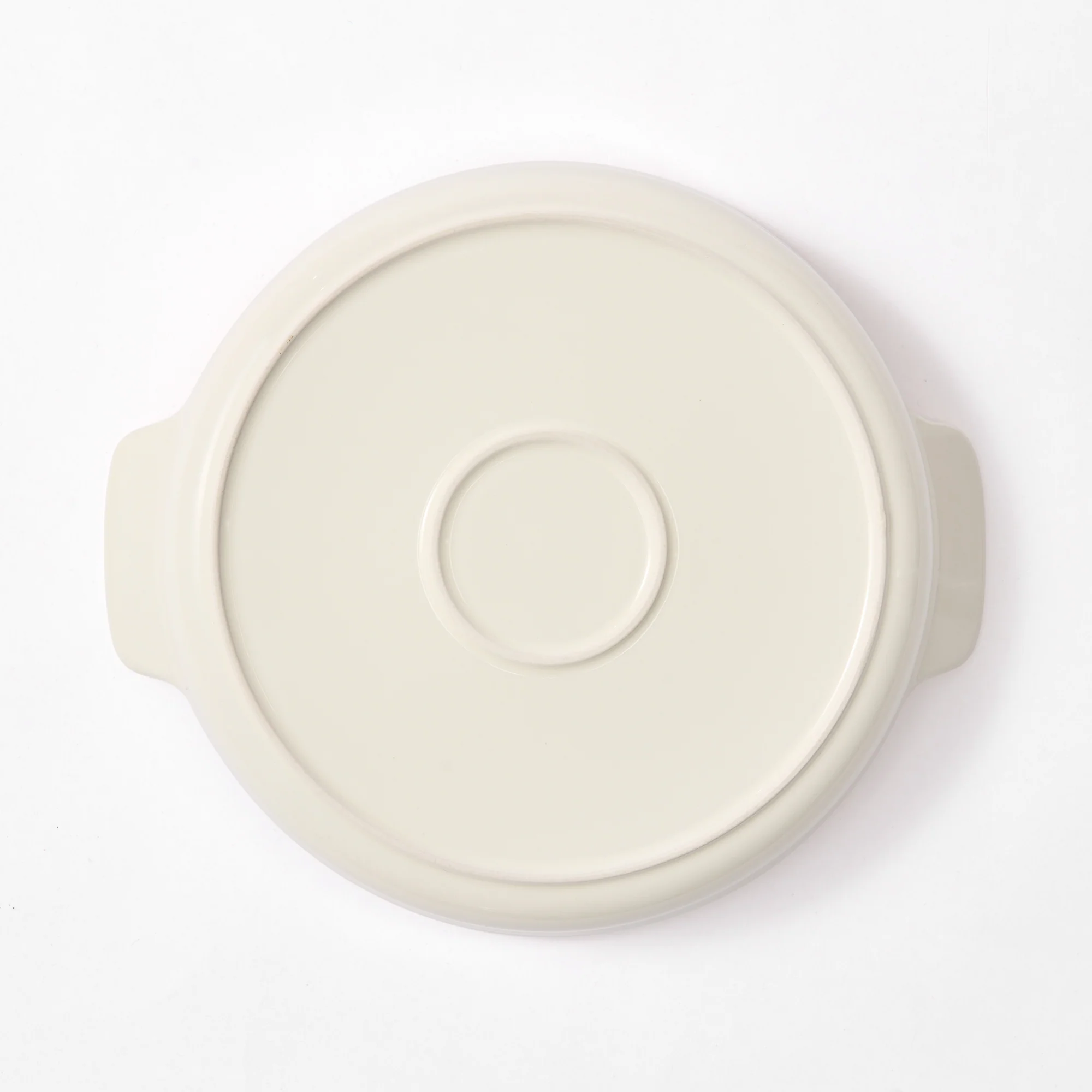 Stoneware Plate (Dia. 21.2 cm) - Off White - Image 5