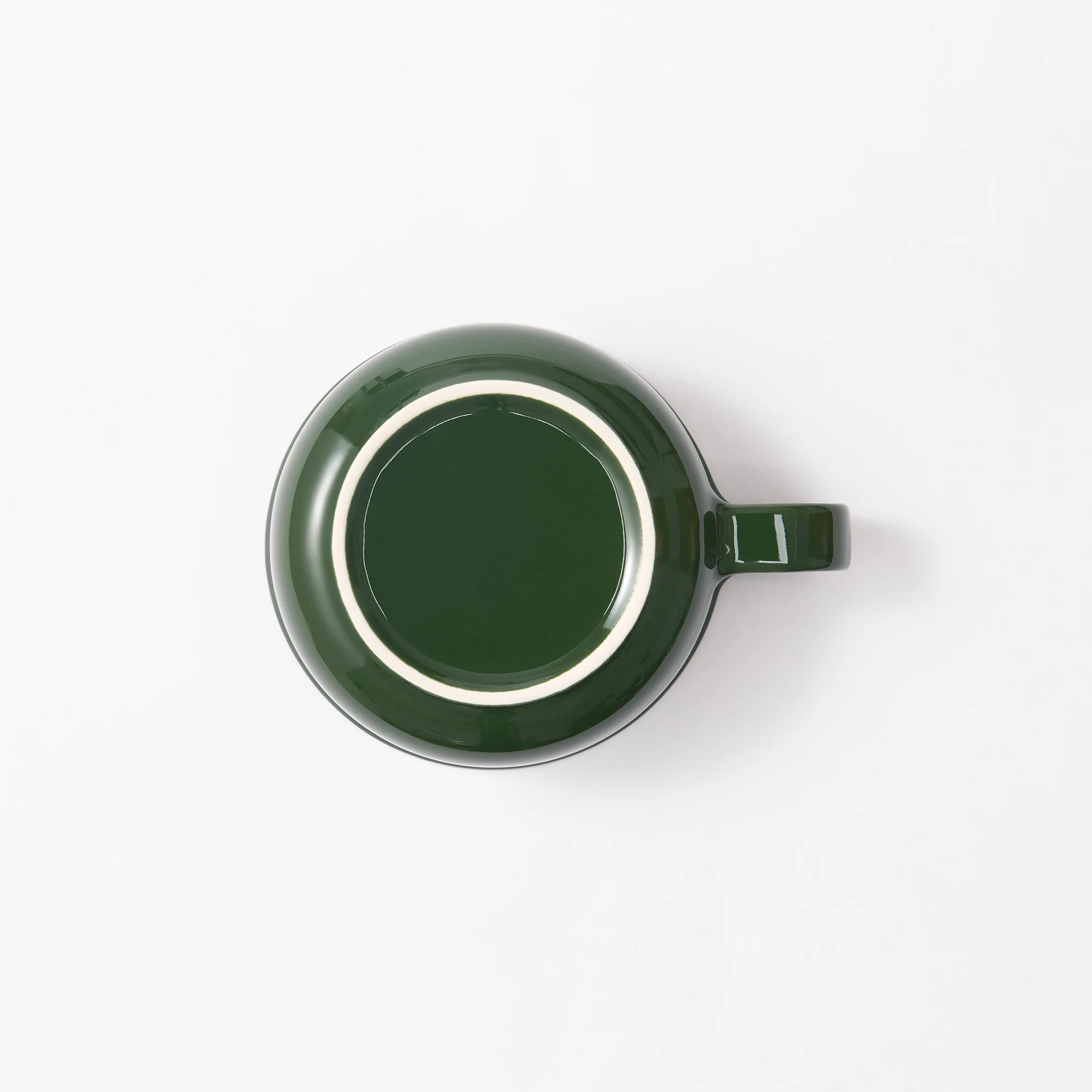 Stoneware Soup Mug Cup - Dark Green - Image 4