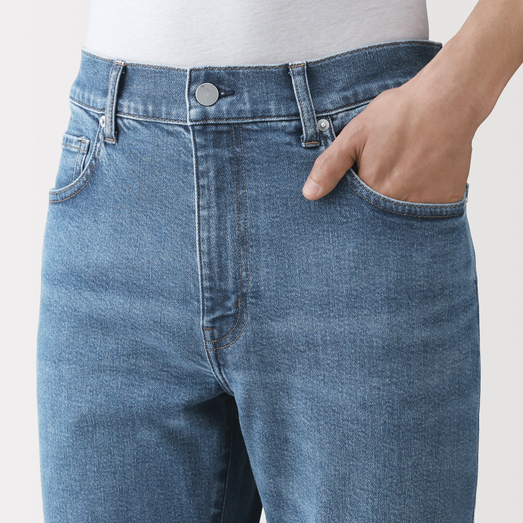 Stretch Denim Slim Pants - Image 17