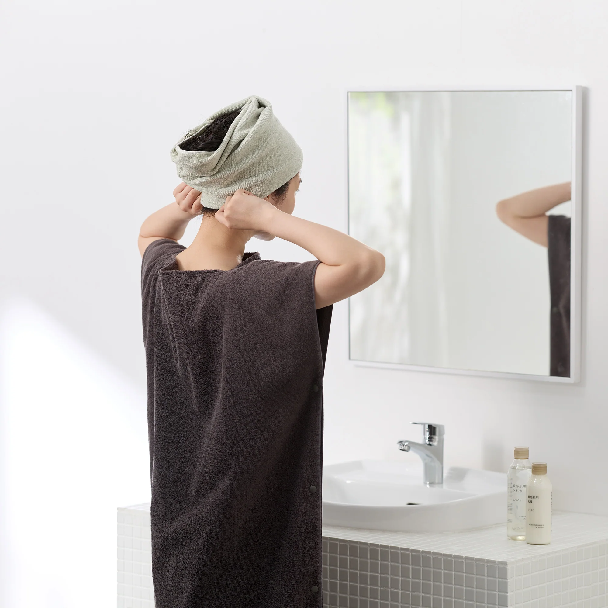 Stretchy Turban Towel - Image 5