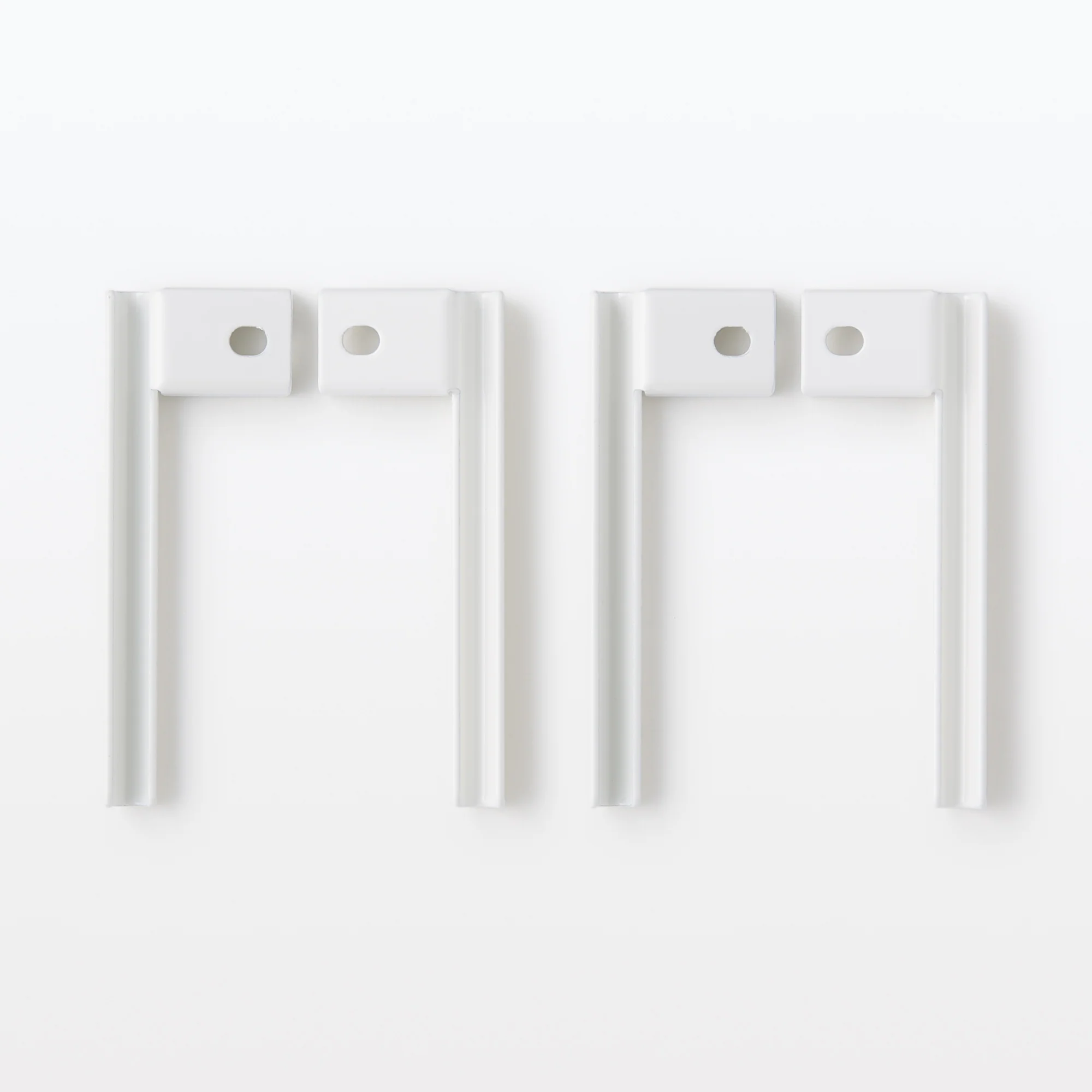 SUS Shelving Unit Height Adjustable Bracket - White Grey