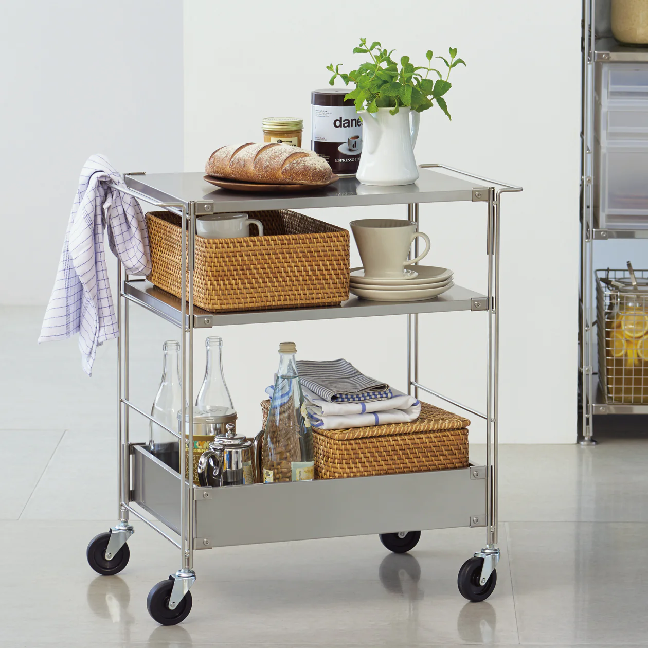 SUS Shelving Unit - Stainless Steel Wagon Set - Image 2