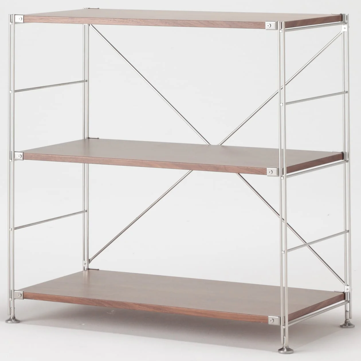 SUS Shelving Unit - Walnut - Wide - Small - Image 4