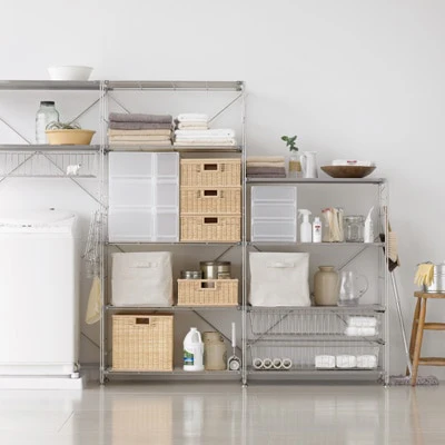SUS Shelving Unit - Stainless Steel - Wide - Medium - Image 2