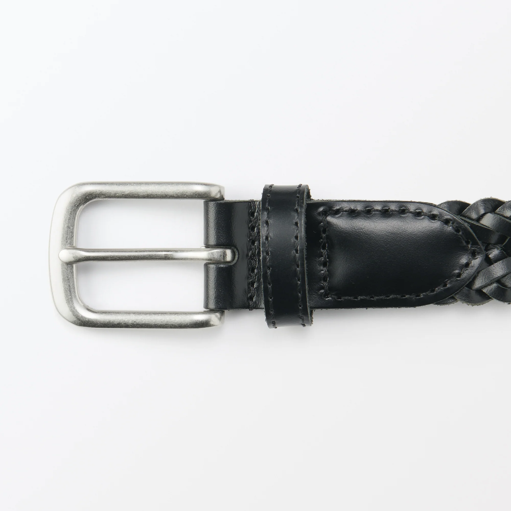 Tanned Leather Hand-Knitted Belt - Image 3
