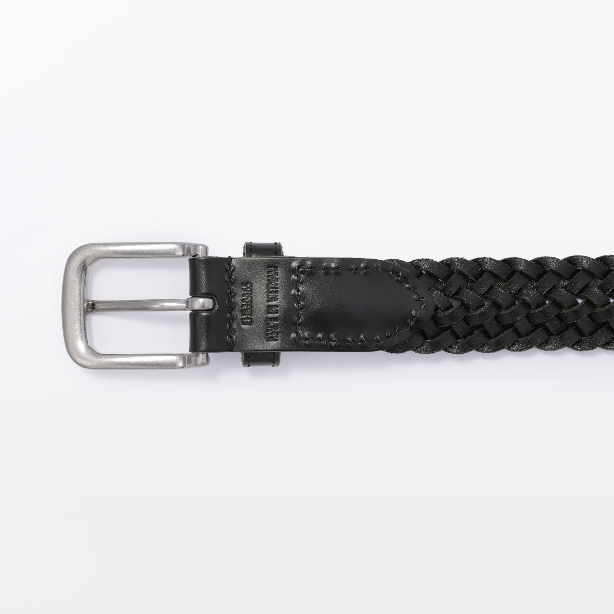 Tanned Leather Hand-Knitted Belt - Image 4