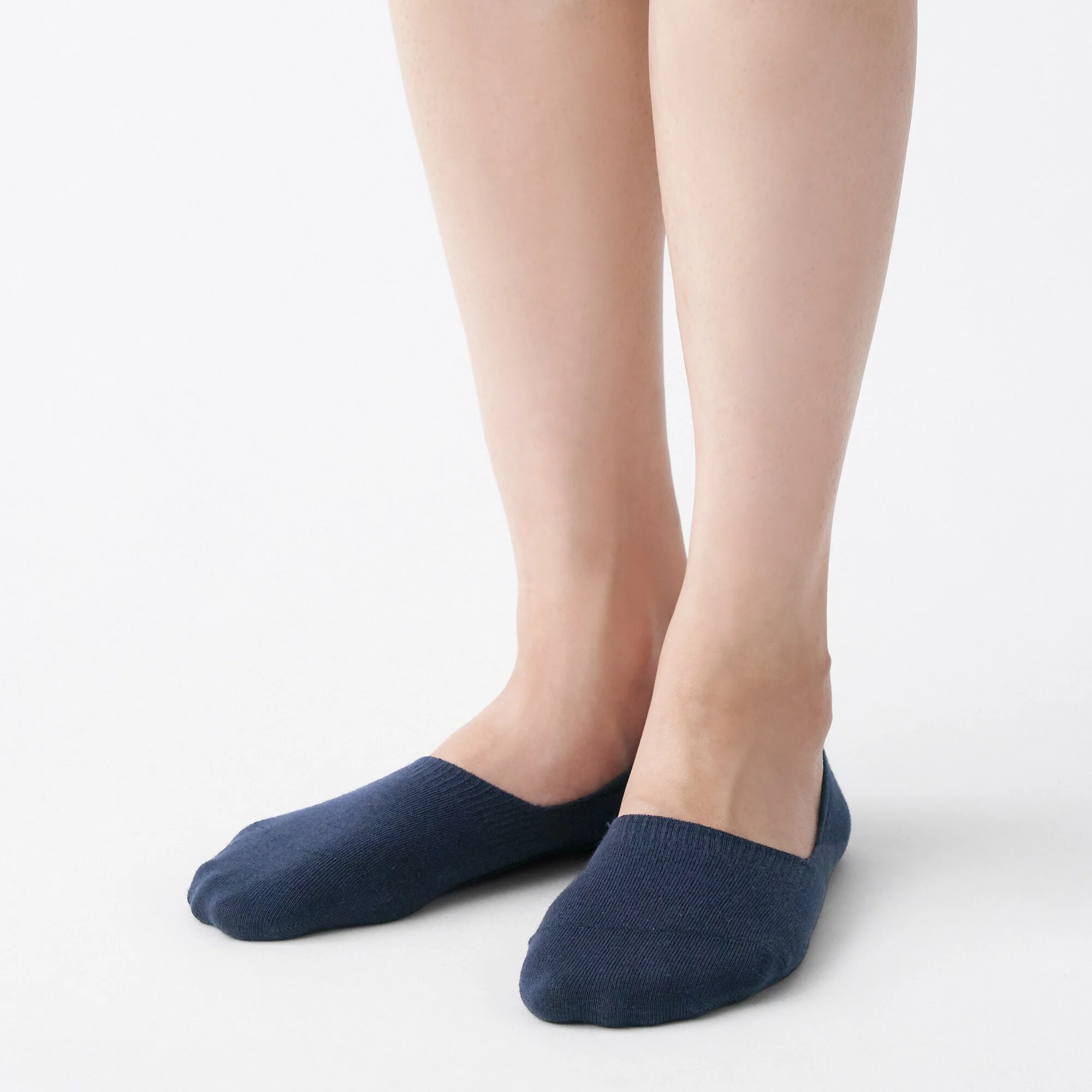 Thin No Show Socks with Heel Grips 21-25cm - Image 3