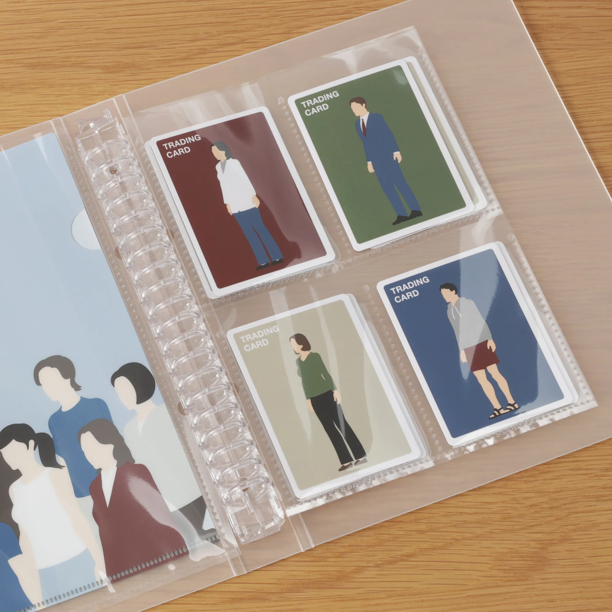 Trading Card 4-Pocket Refill for A5 Wide Organizer - Image 2