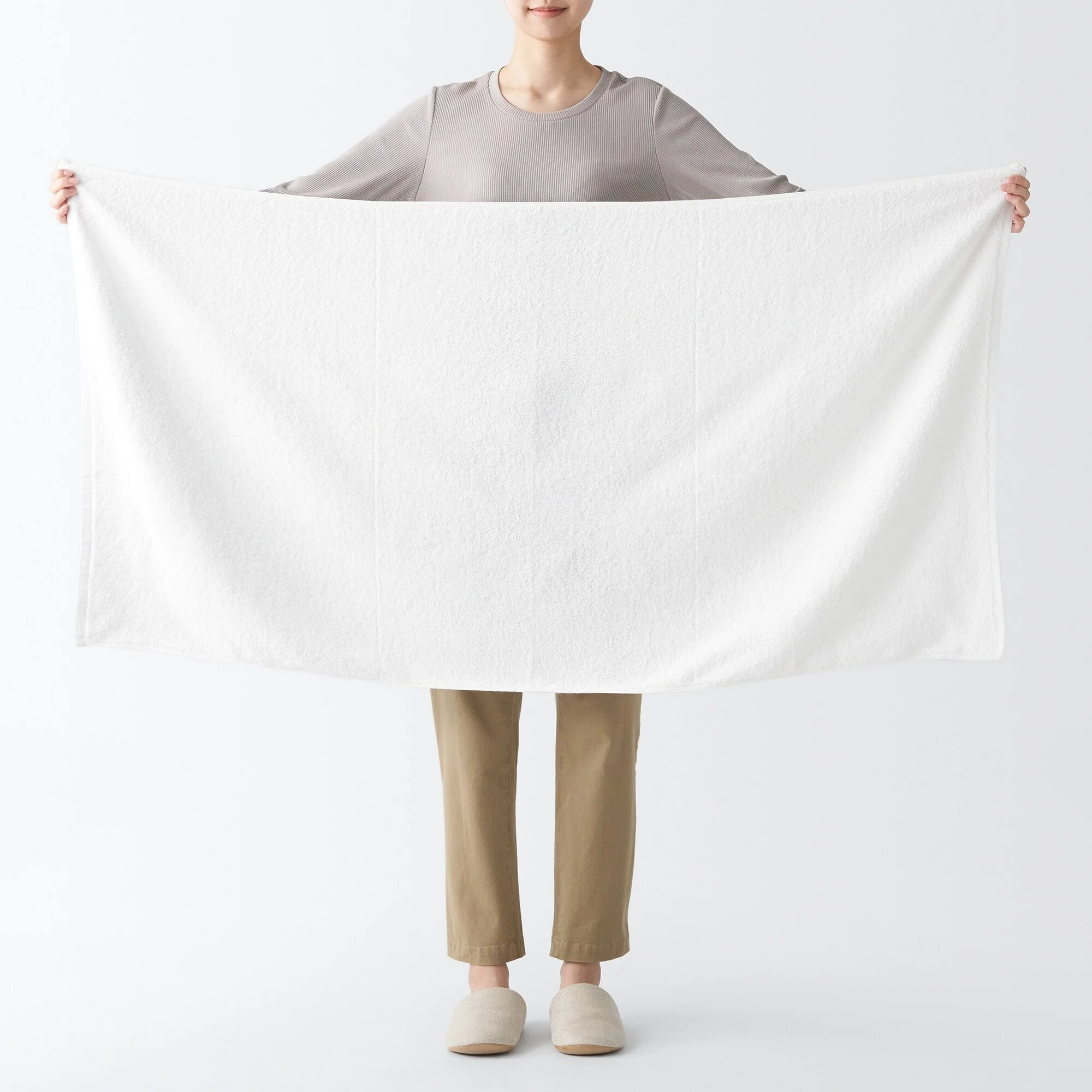 Twin Pile Large Bath Towel with Loop - Image 24