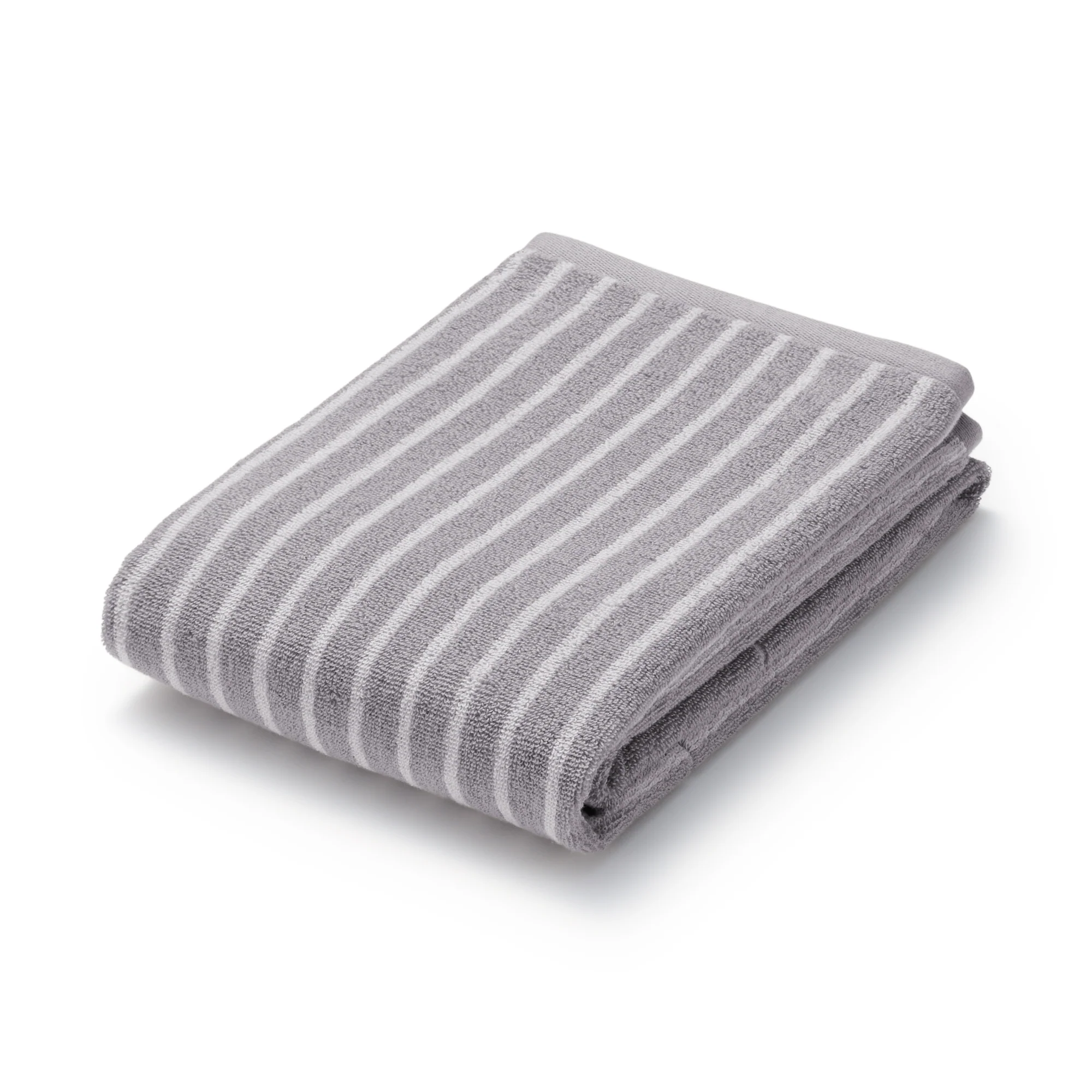 Twin Pile Reversible Stripe Bath Towel - Image 9