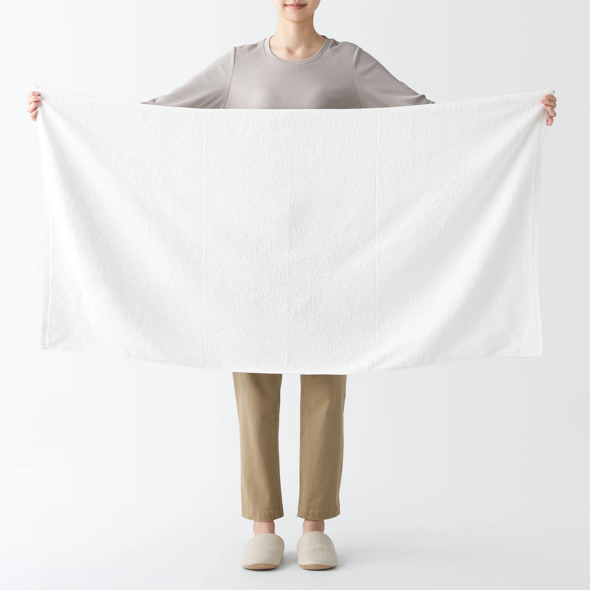 Twin Pile with Loop Bath Towel - Green - Image 5