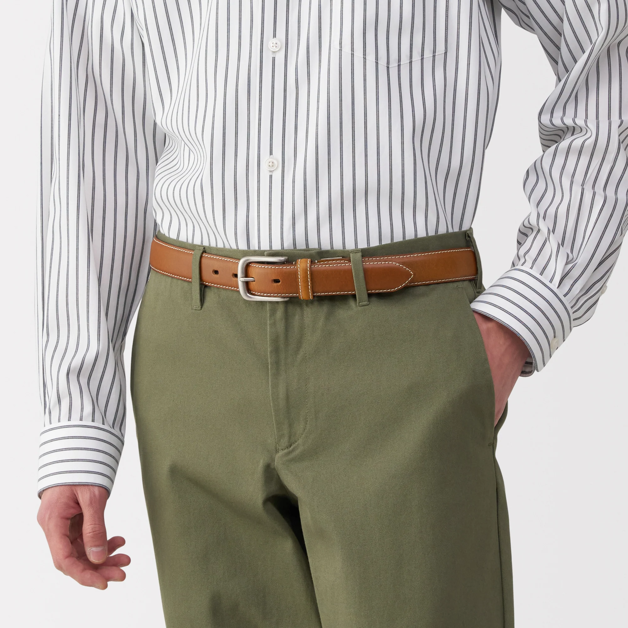 Tanned Leather Adjustable Belt - Image 19