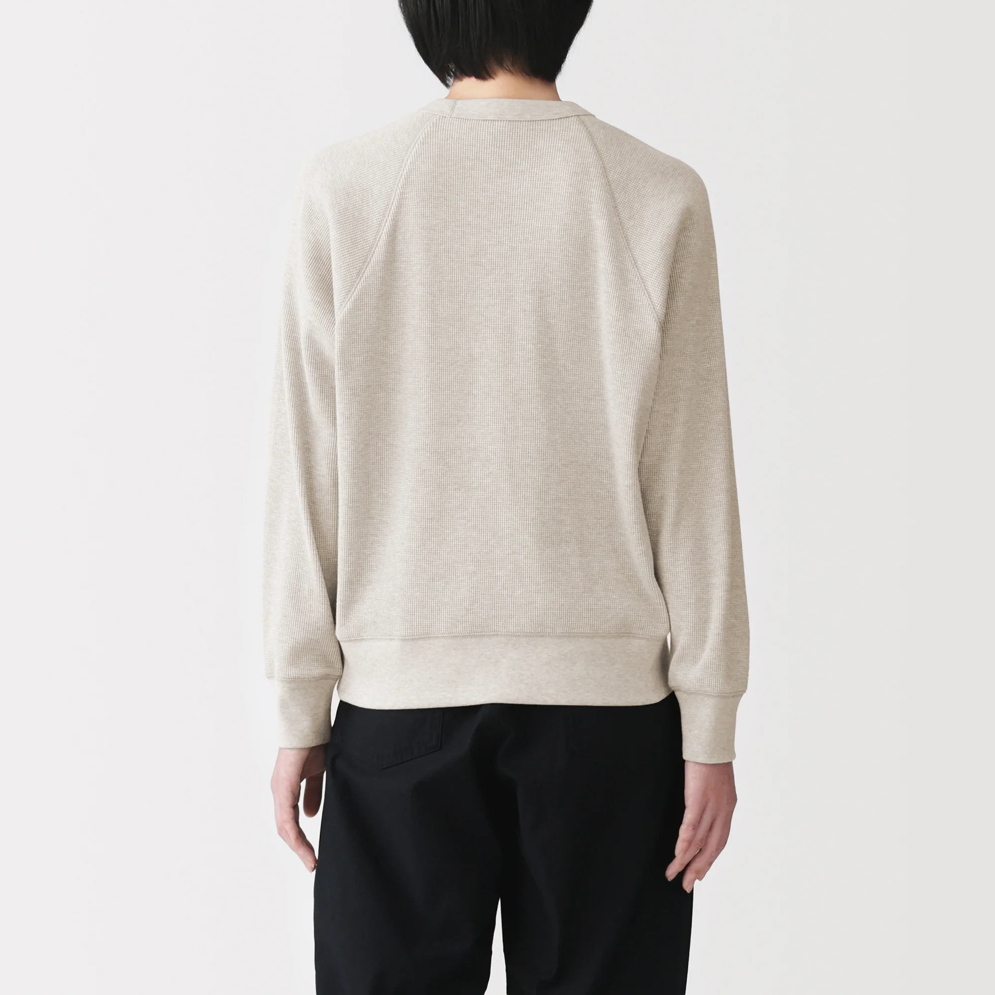 Waffle Crew Neck T-Shirt - Image 14