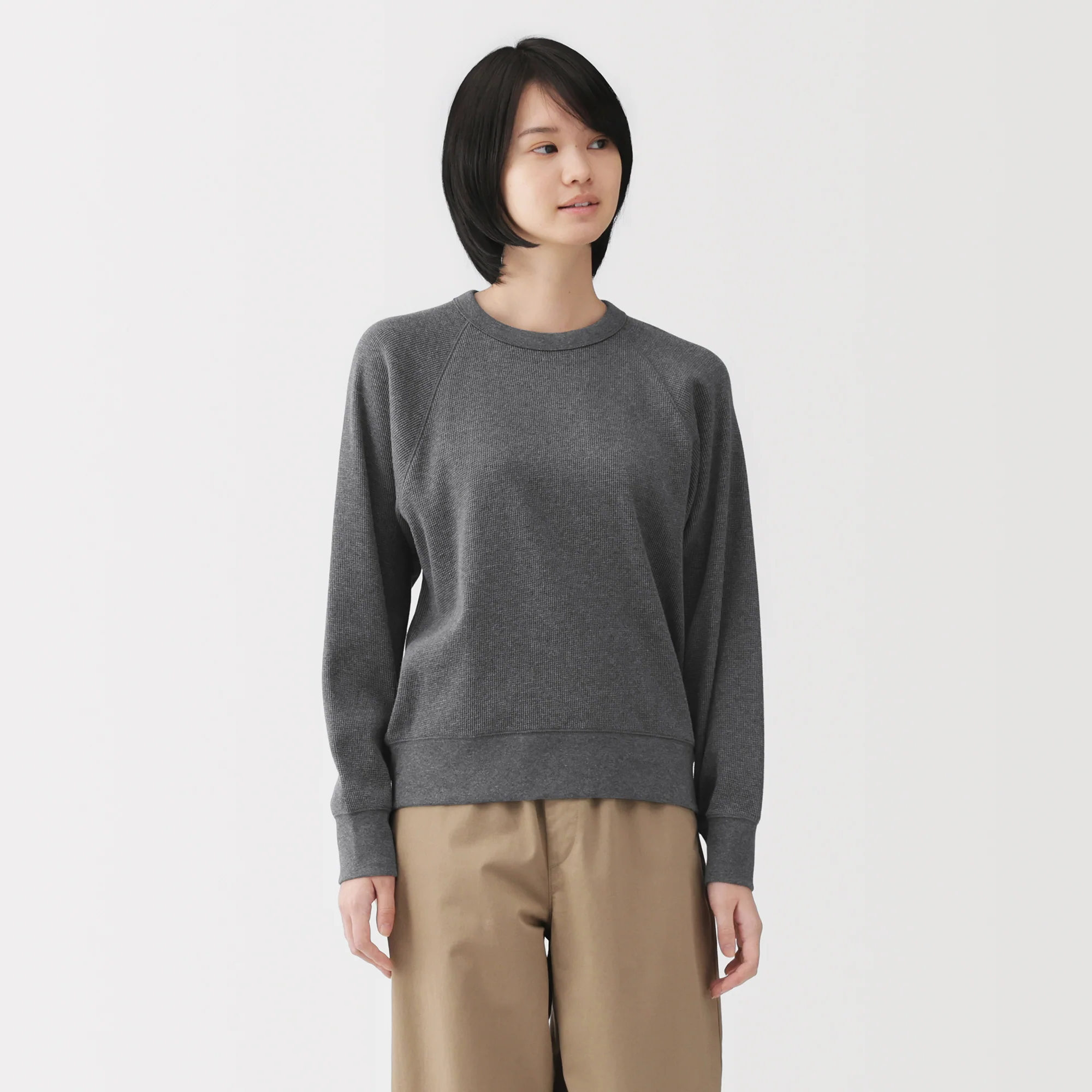 Waffle Crew Neck T-Shirt - Image 19