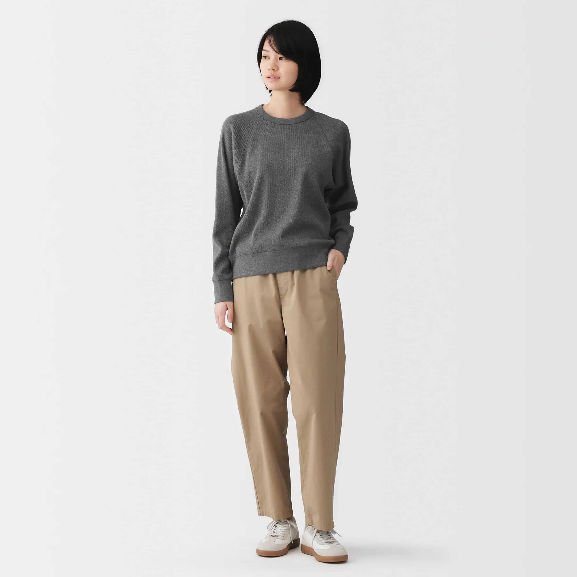 Waffle Crew Neck T-Shirt - Image 20
