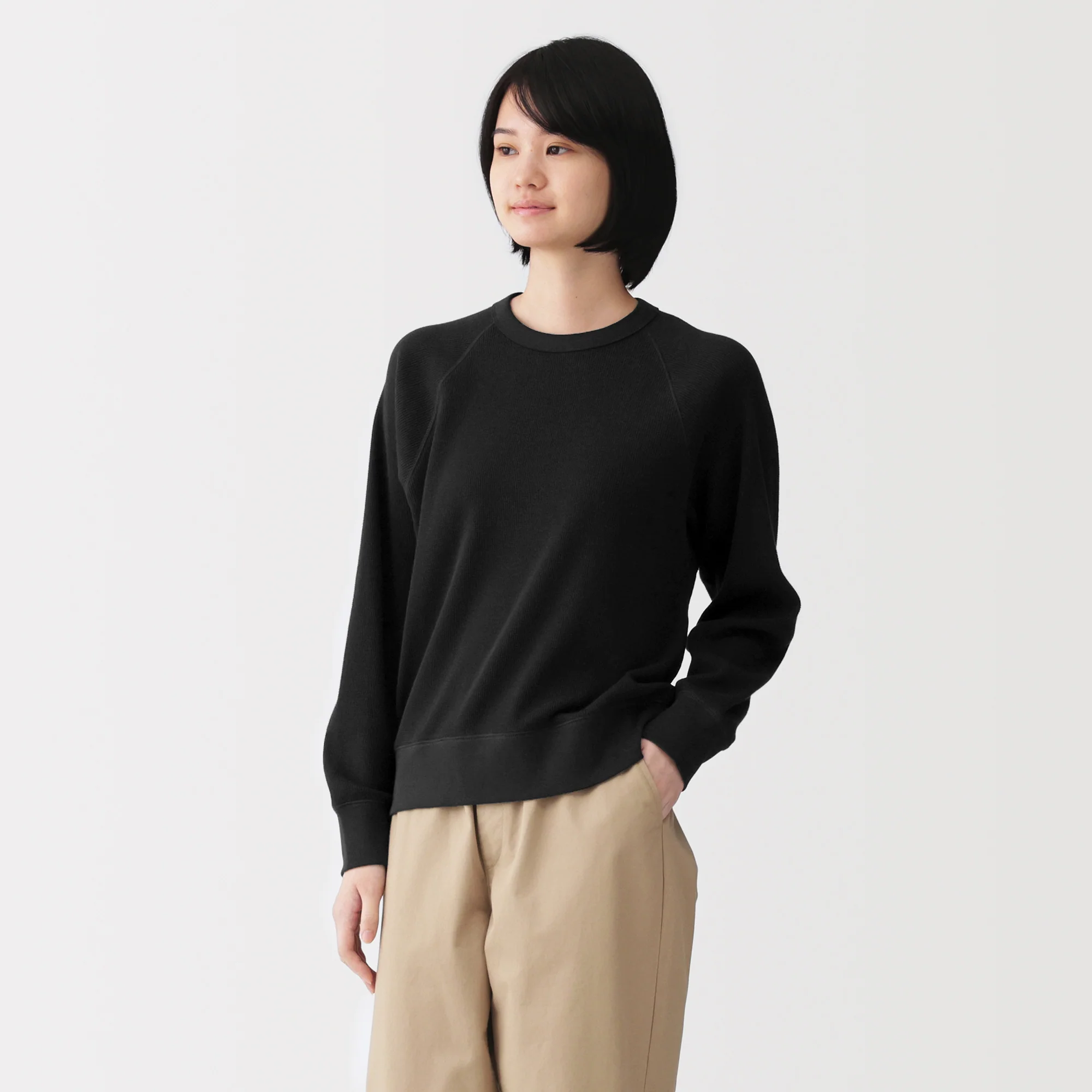 Waffle Crew Neck T-Shirt - Image 27