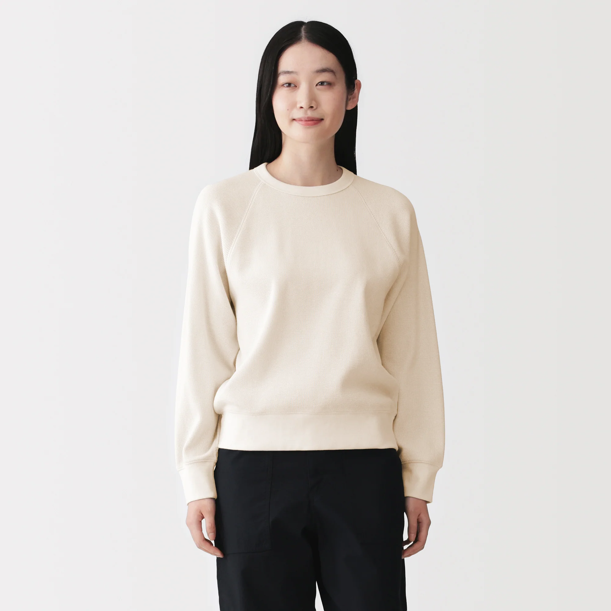Waffle Crew Neck T-Shirt - Image 35