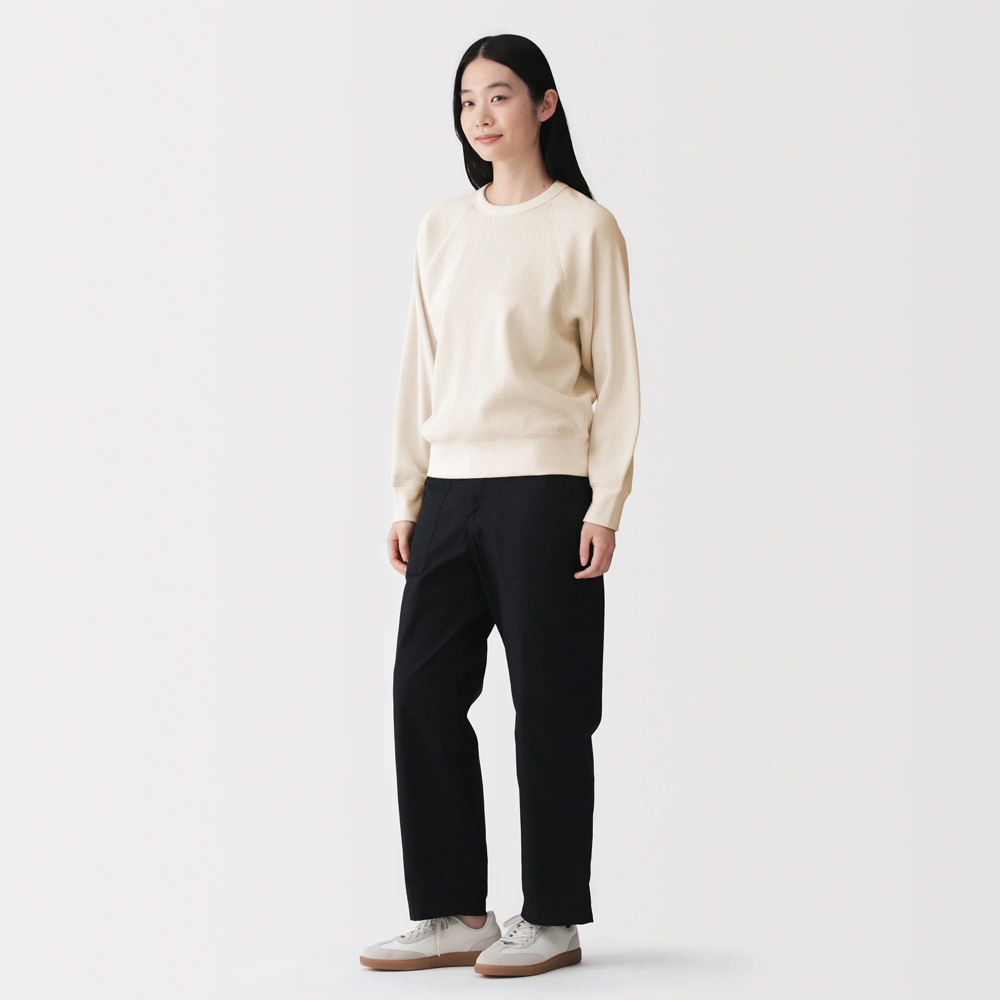 Waffle Crew Neck T-Shirt - Image 36