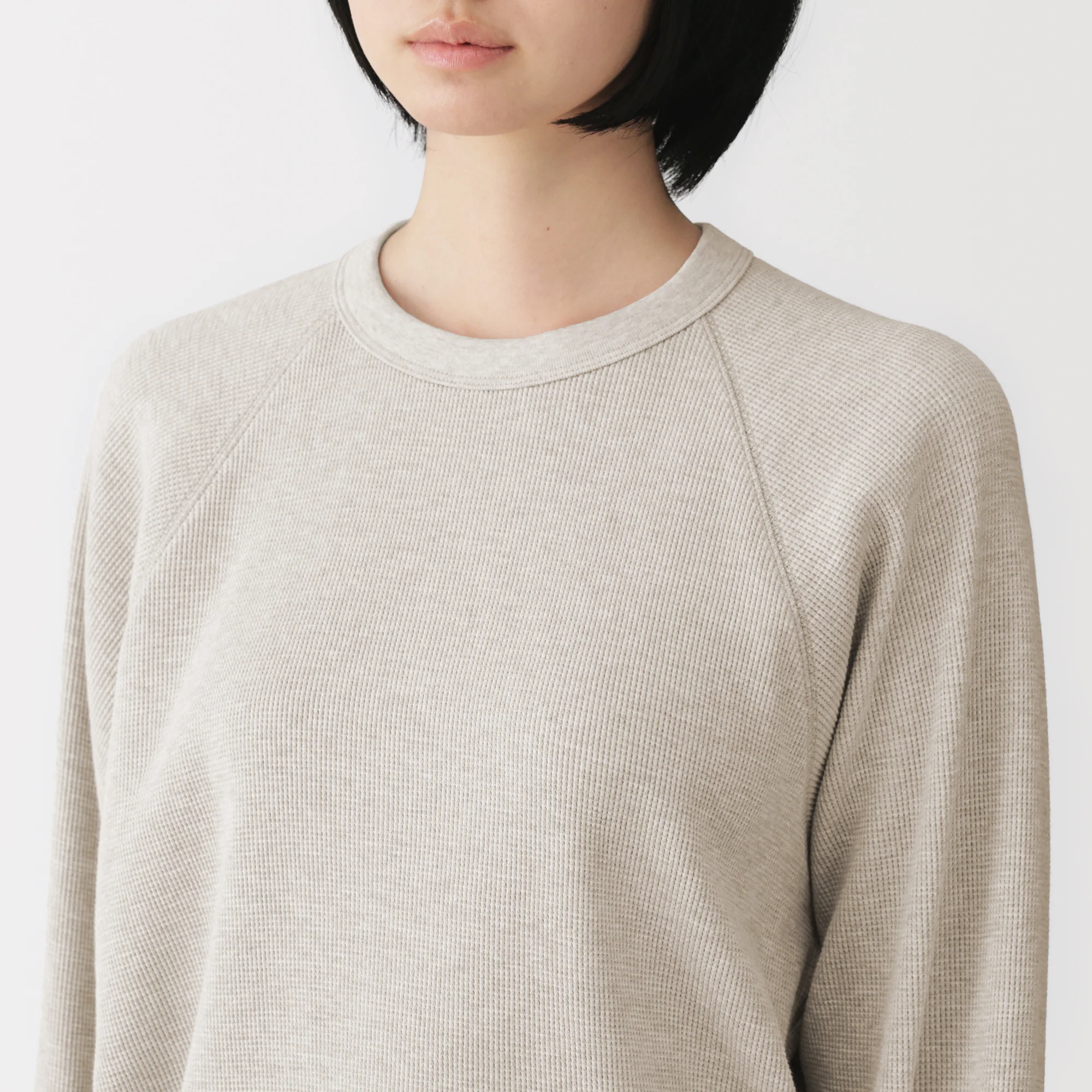Waffle Crew Neck T-Shirt - Image 39