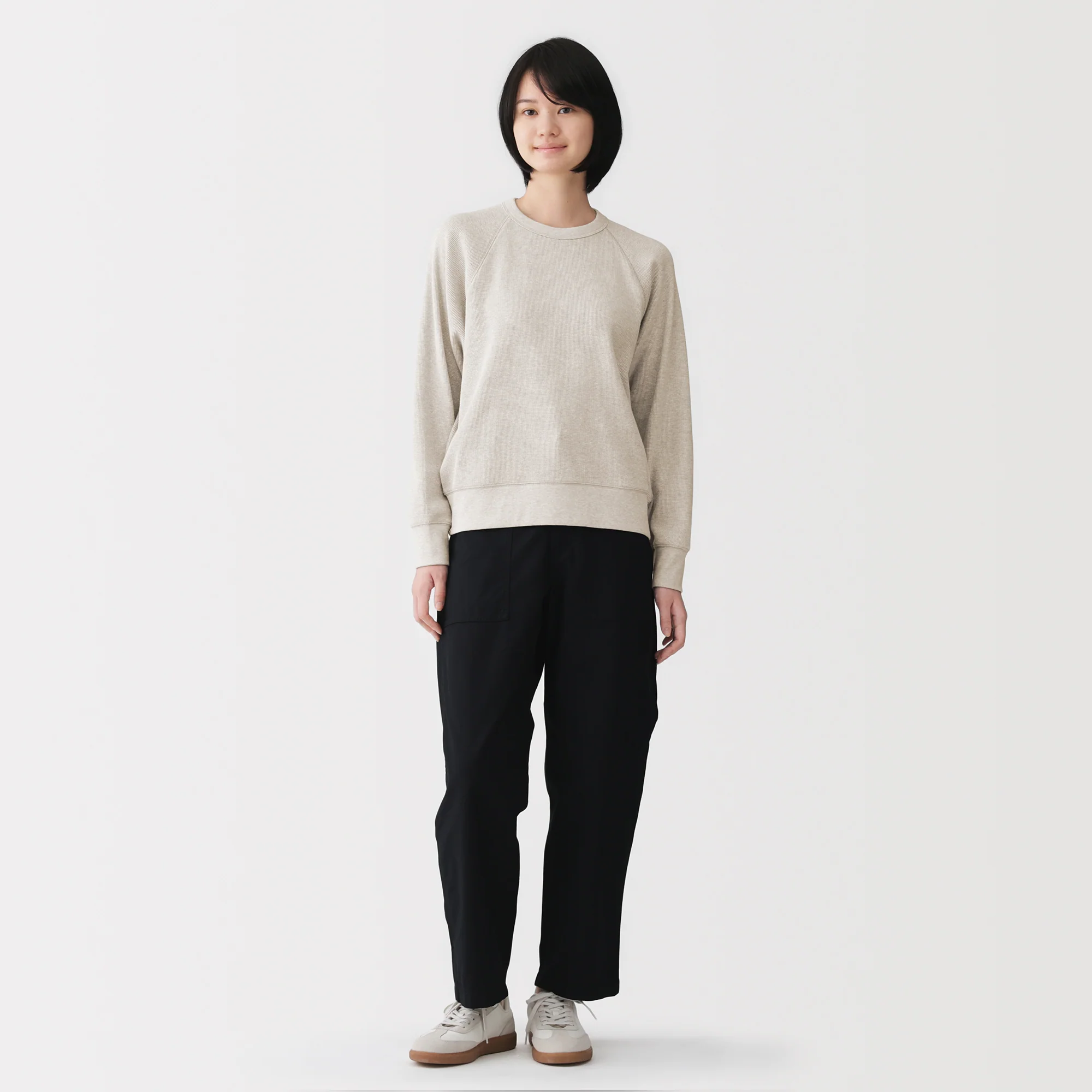 Waffle Crew Neck T-Shirt - Image 4