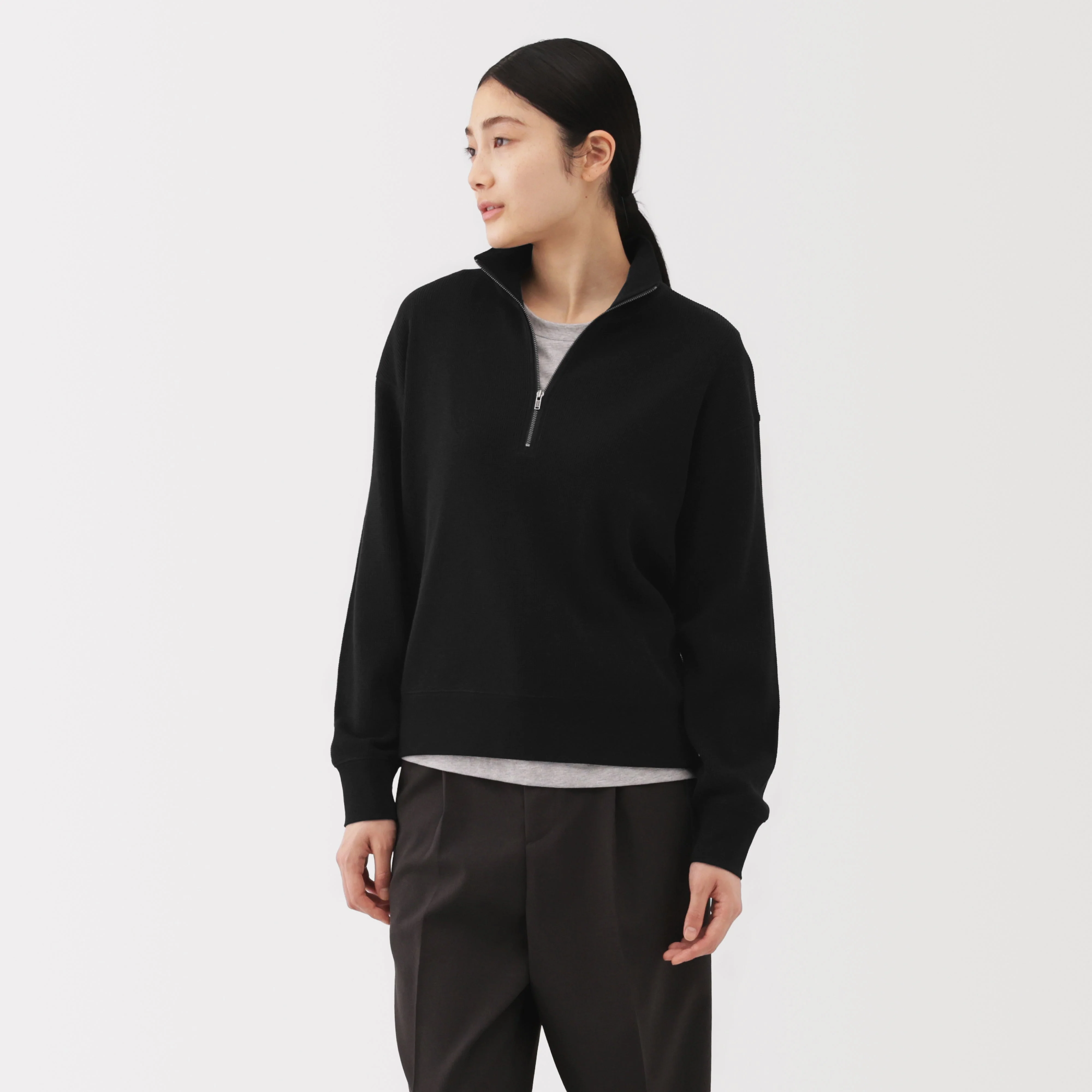 Waffle Half-Zip Pullover - Image 10